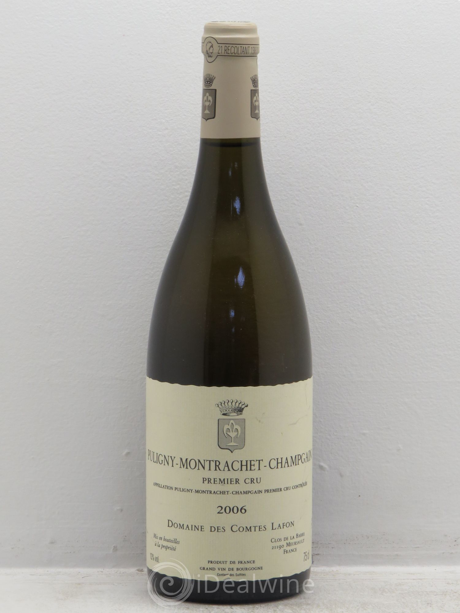 Puligny-Montrachet 1er Cru Champgain Comtes Lafon (Domaine des) 2006 - Lot de 1 bouteille - 0