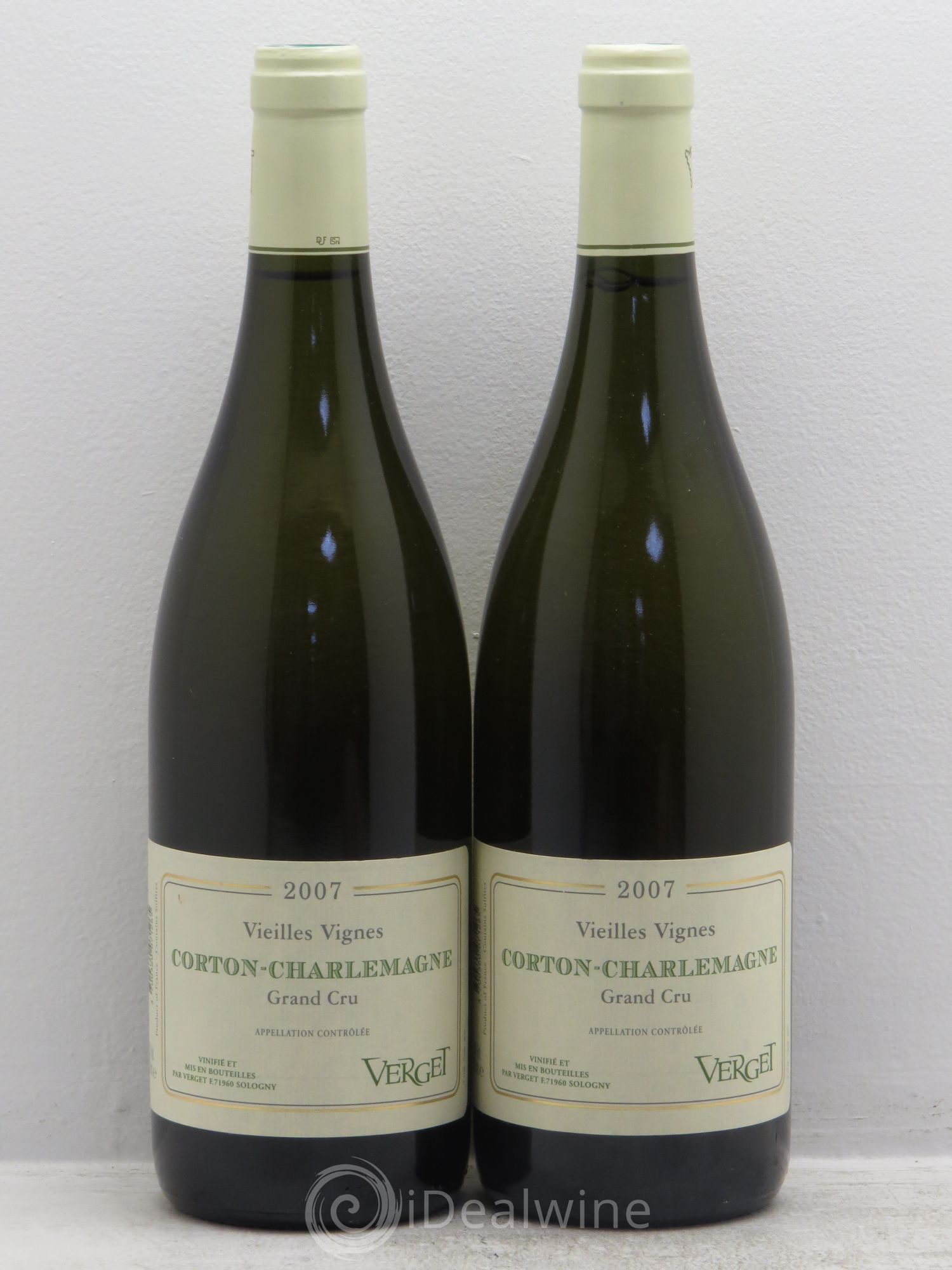 Corton-Charlemagne Grand Cru 2007 - Posten von 2 Flaschen - 0