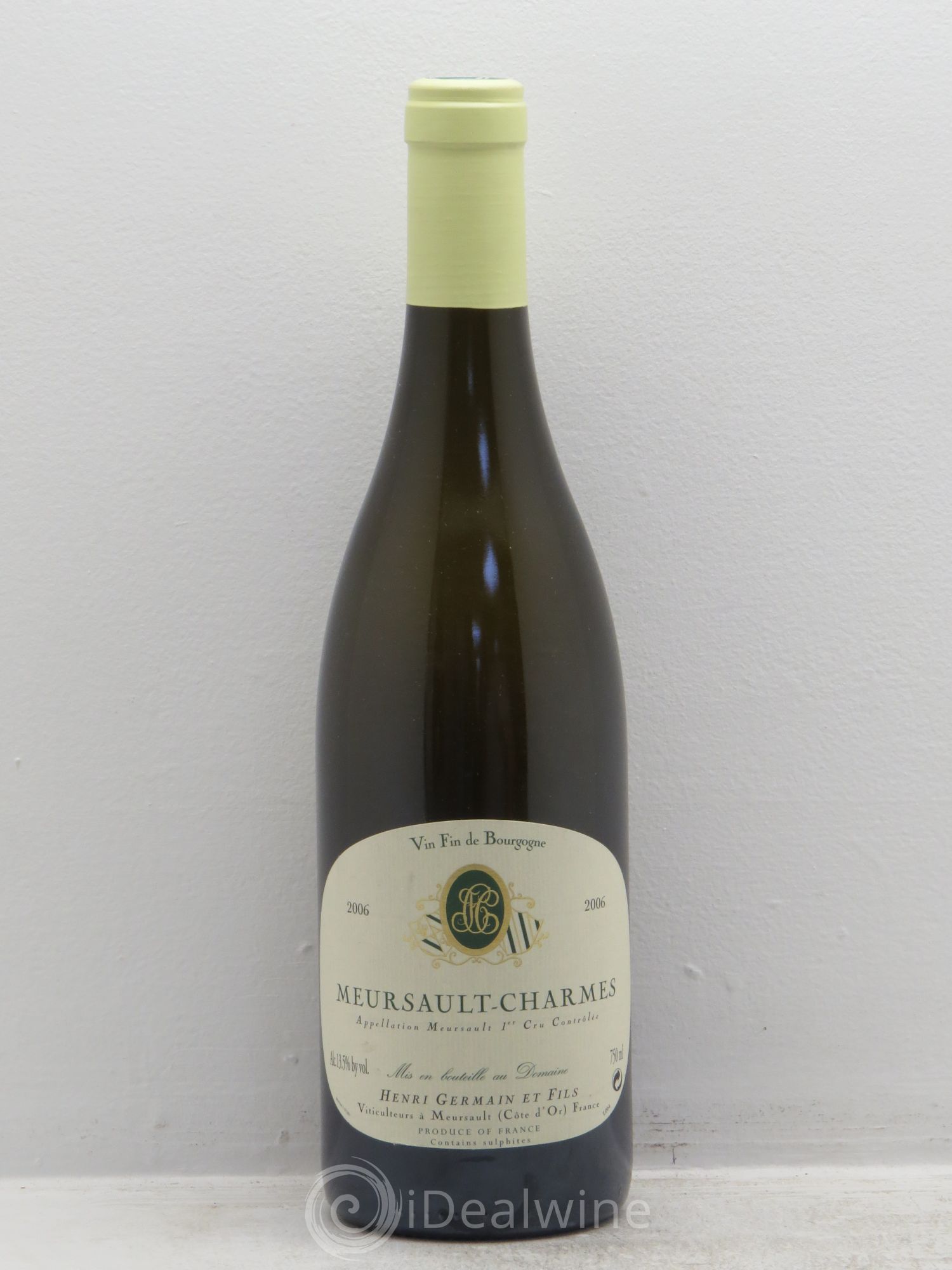 Meursault 1er Cru Henri Germain 2006 - Lot de 1 bouteille - 0