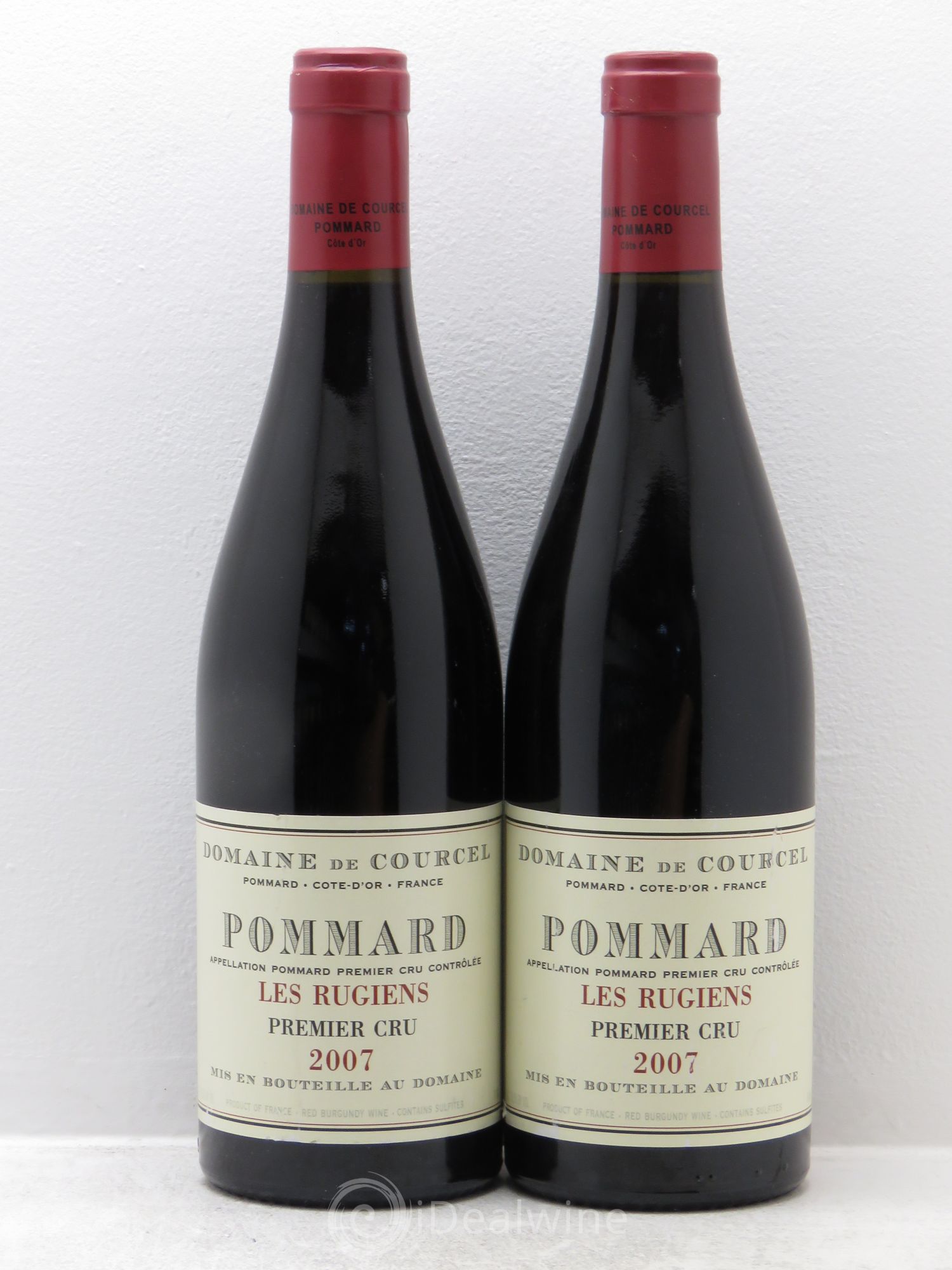 Pommard 1er Cru Les Rugiens de Courcel (Domaine) 2007 - Lot de 2 bouteilles - 0