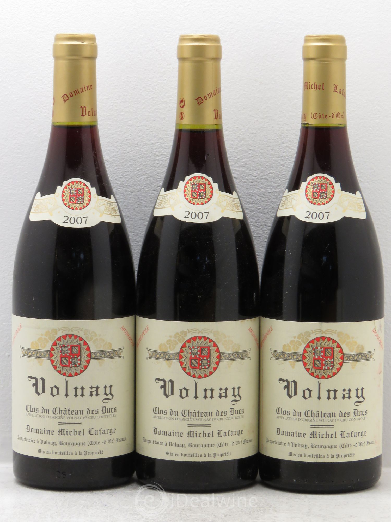 Volnay 1er Cru Clos des Ducs Lafarge (Domaine) 2007 - Lot de 3 bouteilles - 0