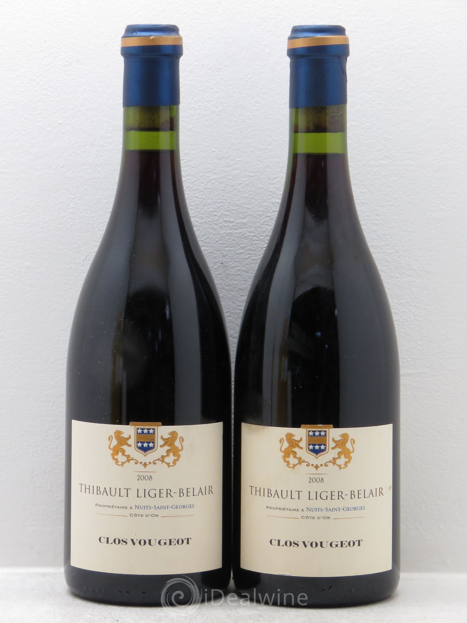 Clos de Vougeot Grand Cru Domaine Liger-Belair 2008 - Posten von 2 Flaschen - 0