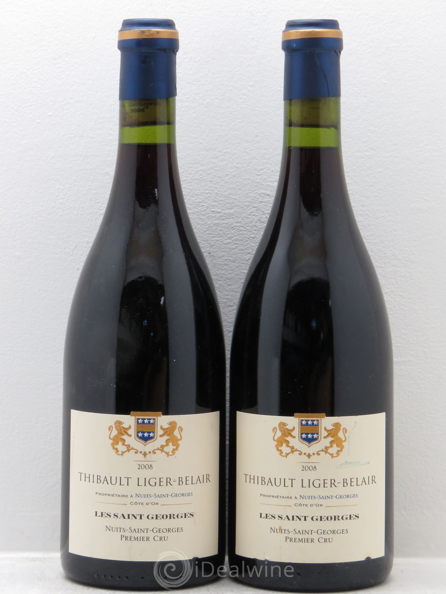 Nuits-Saint-Georges 1er Cru Les Saint-Georges Thibault Liger-Belair 2008 - Lot de 2 bouteilles - 0