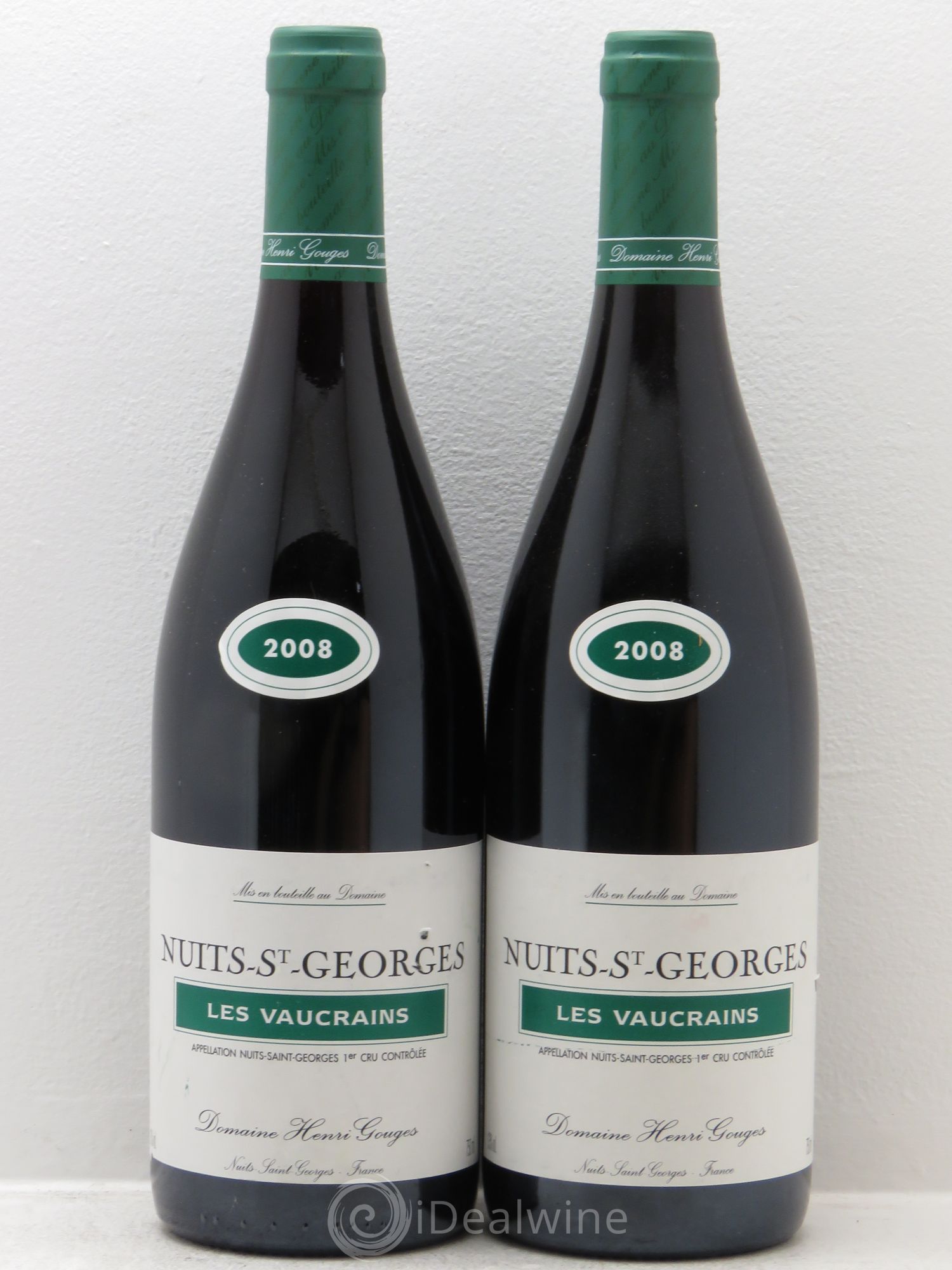 Nuits-Saint-Georges 1er Cru Les Vaucrains Henri Gouges 2008 - Posten von 2 Flaschen - 0