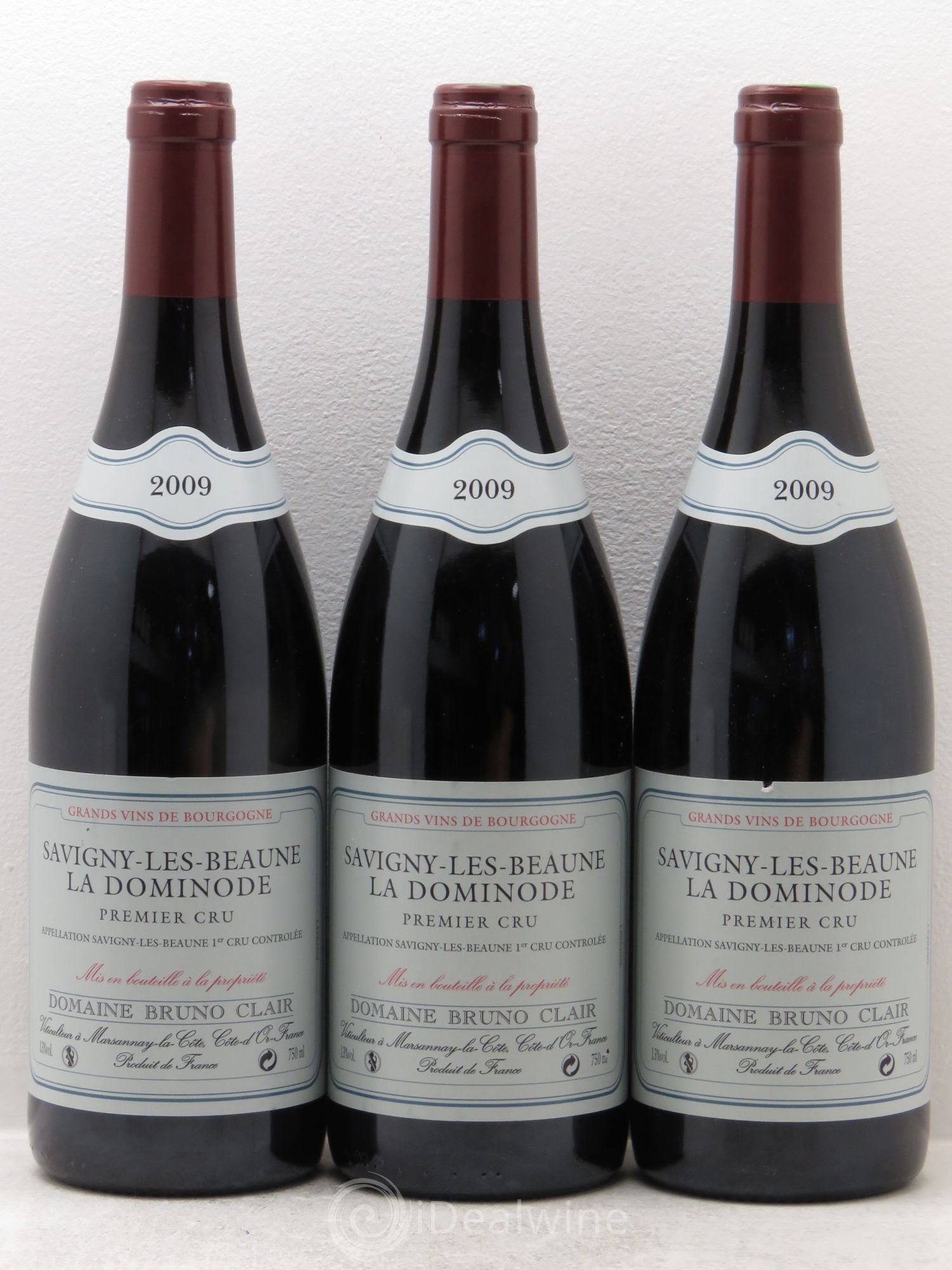 Savigny-lès-Beaune 1er Cru La Dominode Bruno Clair (Domaine) 2009 - Lot de 3 bouteilles - 0