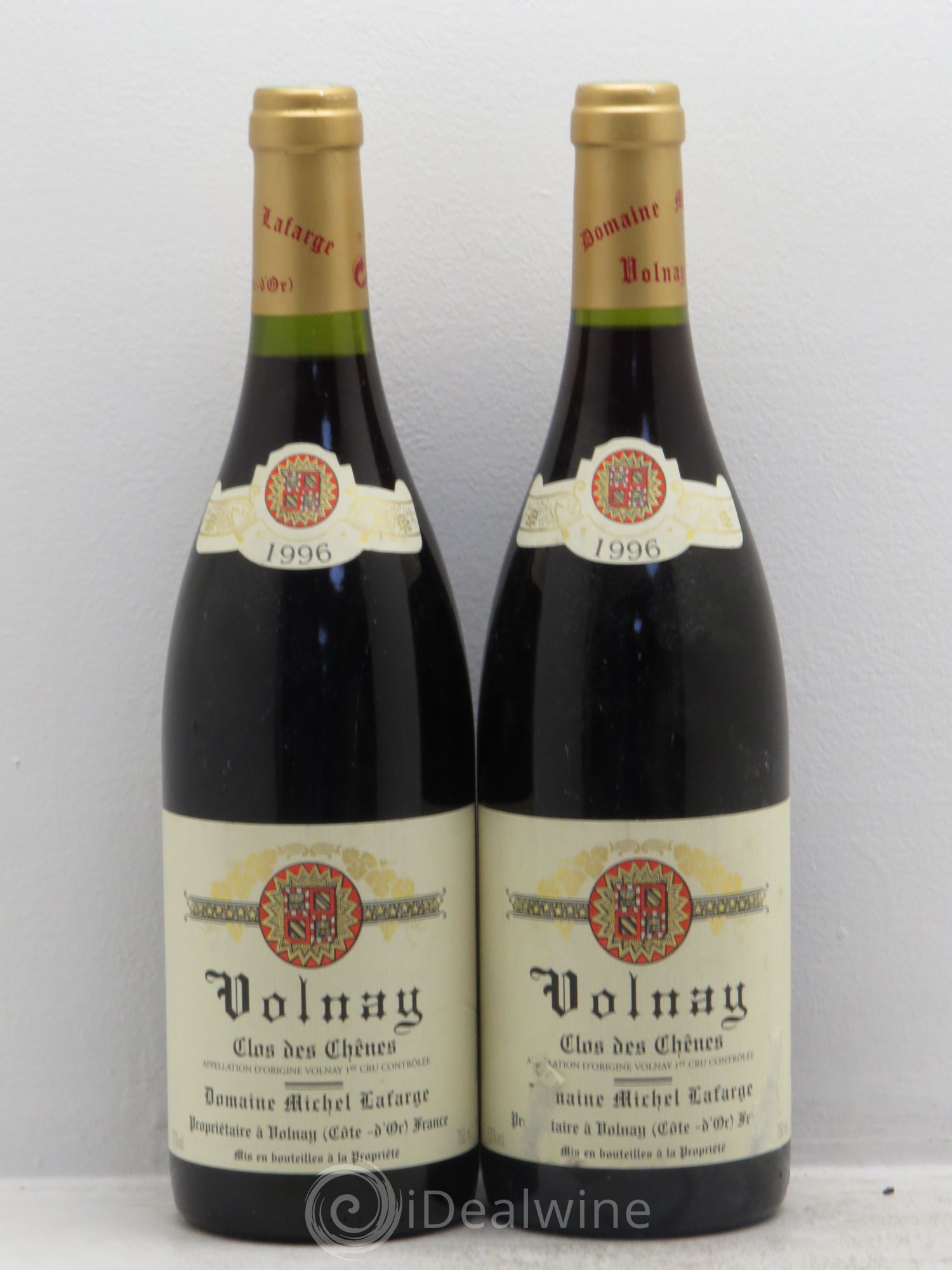Volnay 1er Cru Clos des Chênes Lafarge (Domaine) 1996 - Lot de 2 bouteilles - 0