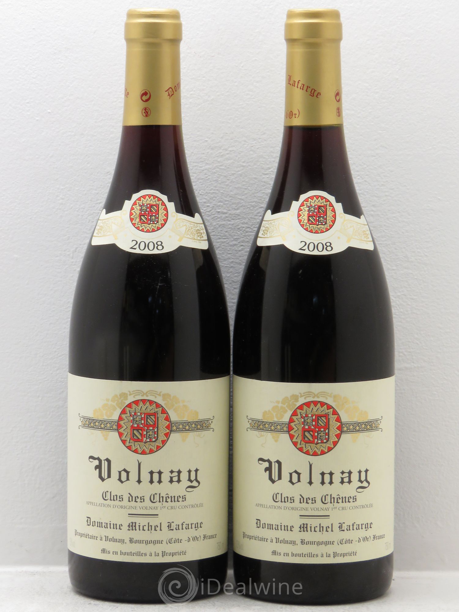 Volnay 1er Cru Clos des Chênes Lafarge (Domaine) 2008 - Lot de 2 bouteilles - 0