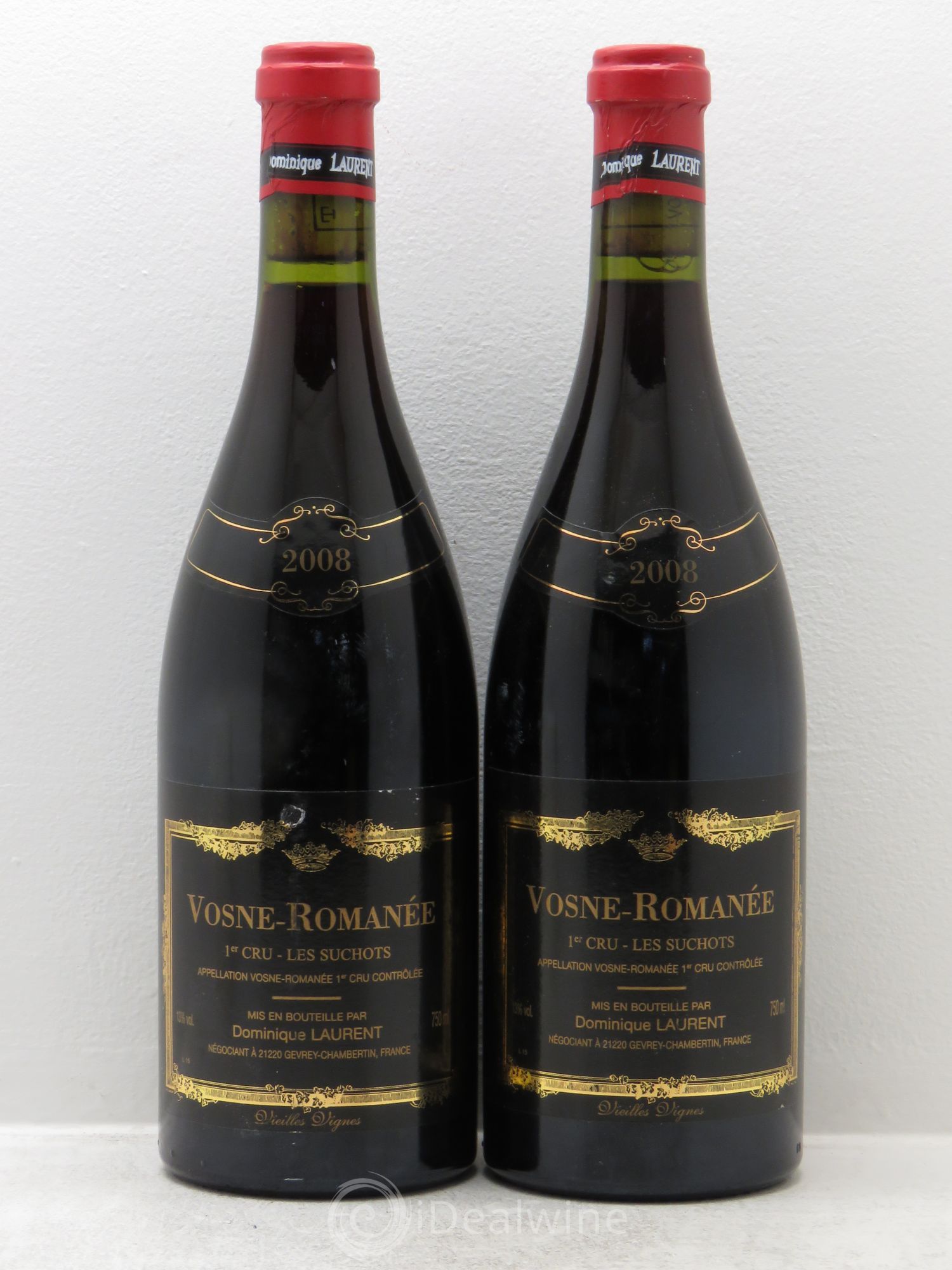 Vosne-Romanée 1er Cru Dominique Laurent 2008 - Lot de 2 bouteilles - 0