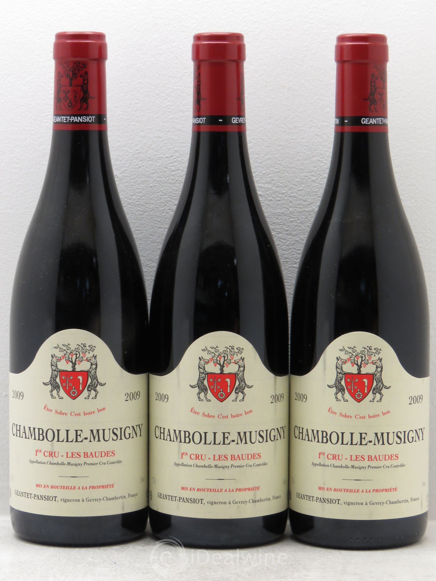 Chambolle-Musigny 1er Cru 2009 - Lot de 3 bouteilles - 0