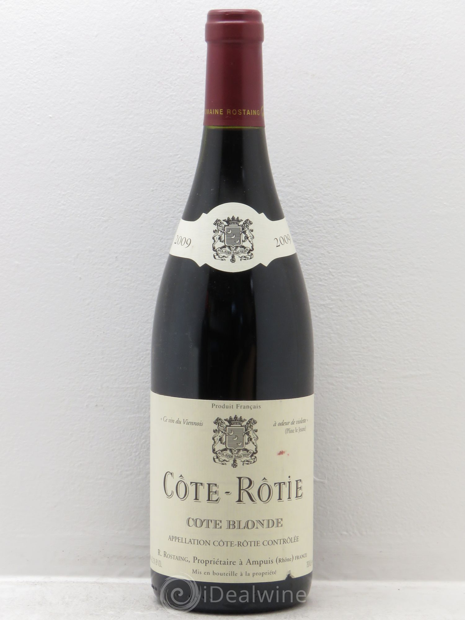Côte-Rôtie Côte Blonde René Rostaing 2009 - Lot de 1 bouteille - 0