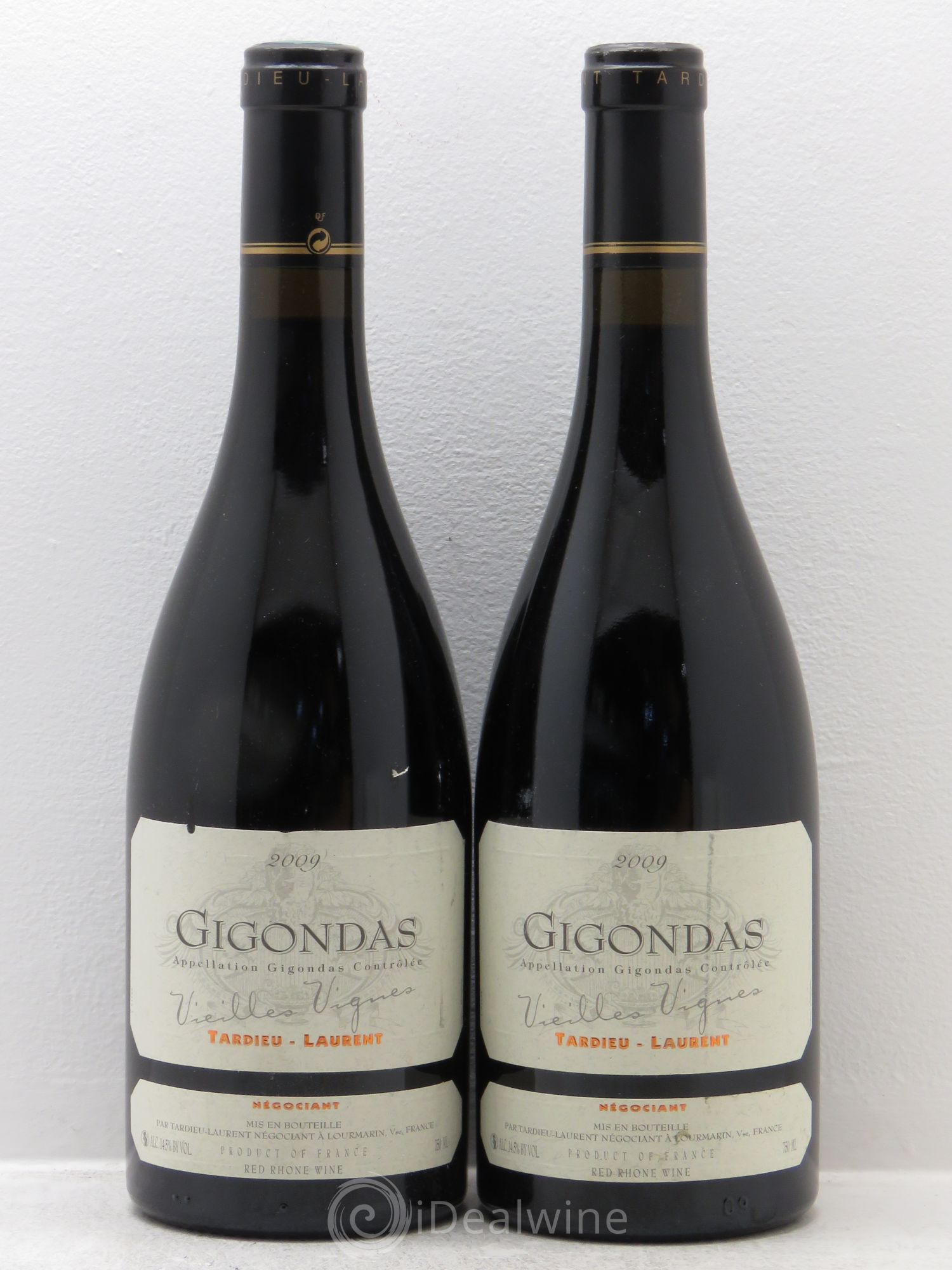 Gigondas 2009 - Lot de 2 bouteilles - 0
