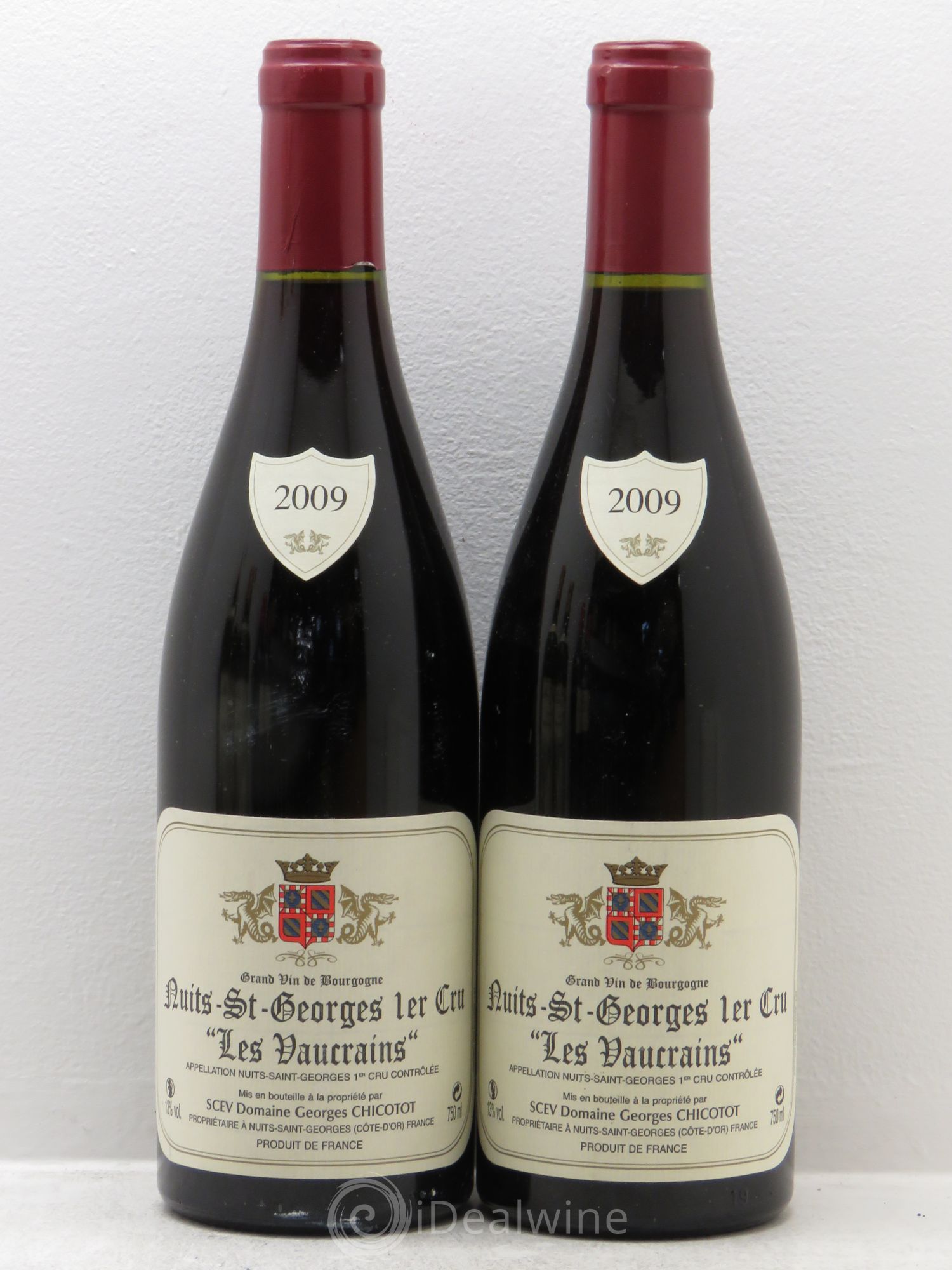 Nuits-Saint-Georges 1er Cru Domaine Chicotot 2009 - Posten von 2 Flaschen - 0