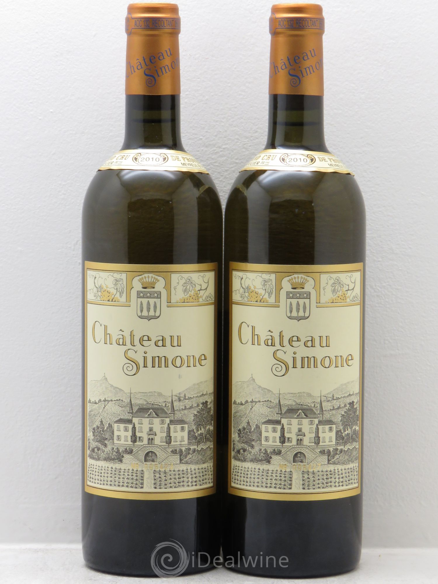 Palette Château Simone Famille Rougier 2010 - Lot de 2 bouteilles - 0