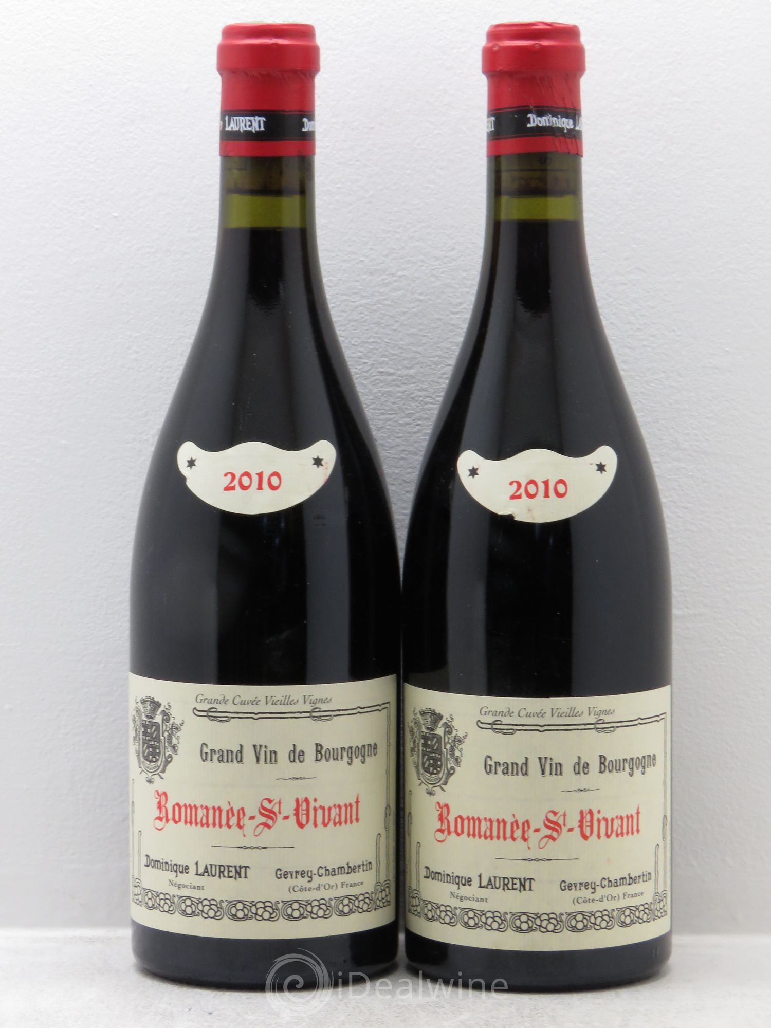 Romanée-Saint-Vivant Grand Cru Dominique Laurent 2010 - Lot de 2 bouteilles - 0
