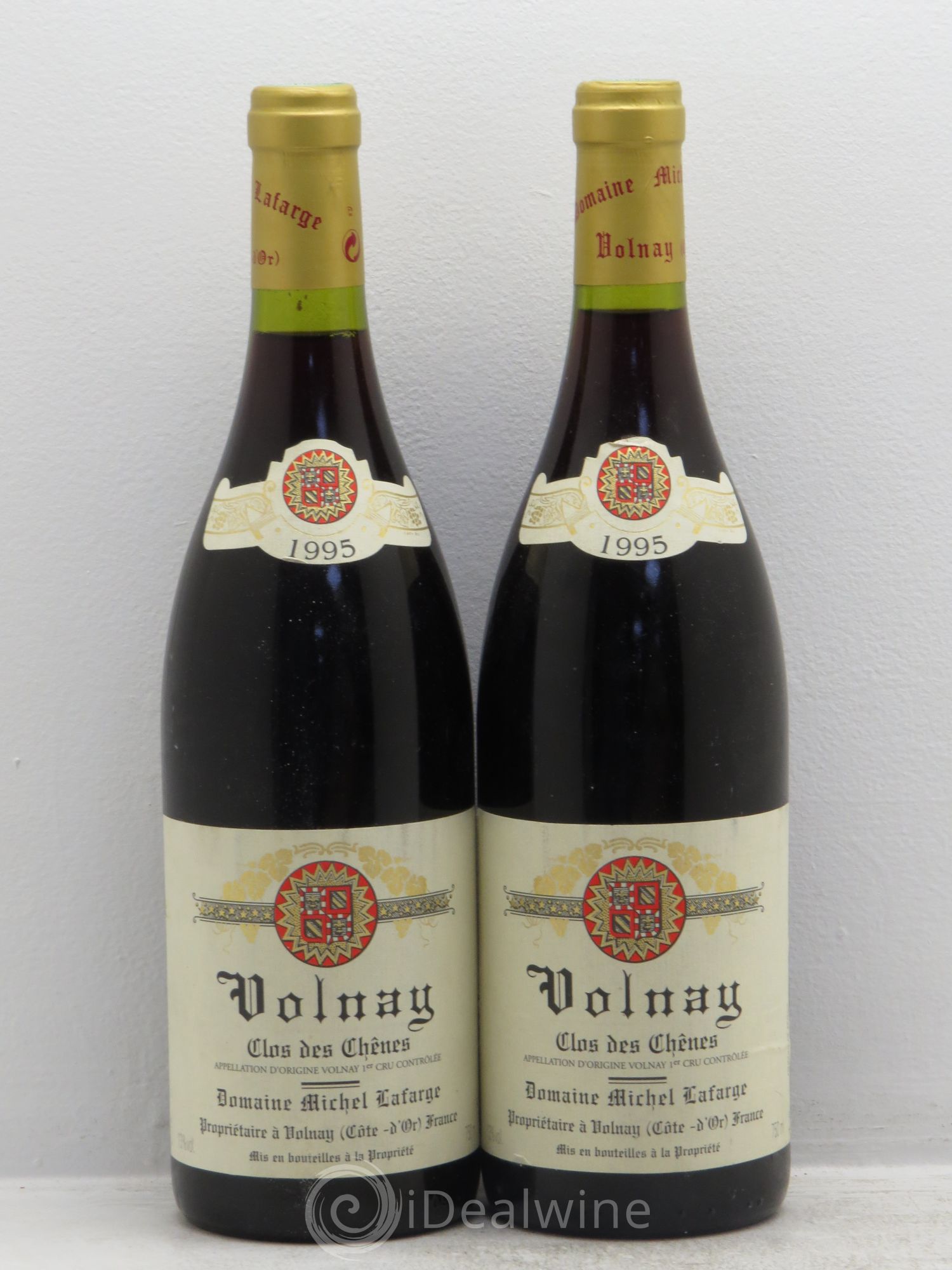 Volnay 1er Cru Clos des Chênes Lafarge (Domaine) 1995 - Lot de 2 bouteilles - 0
