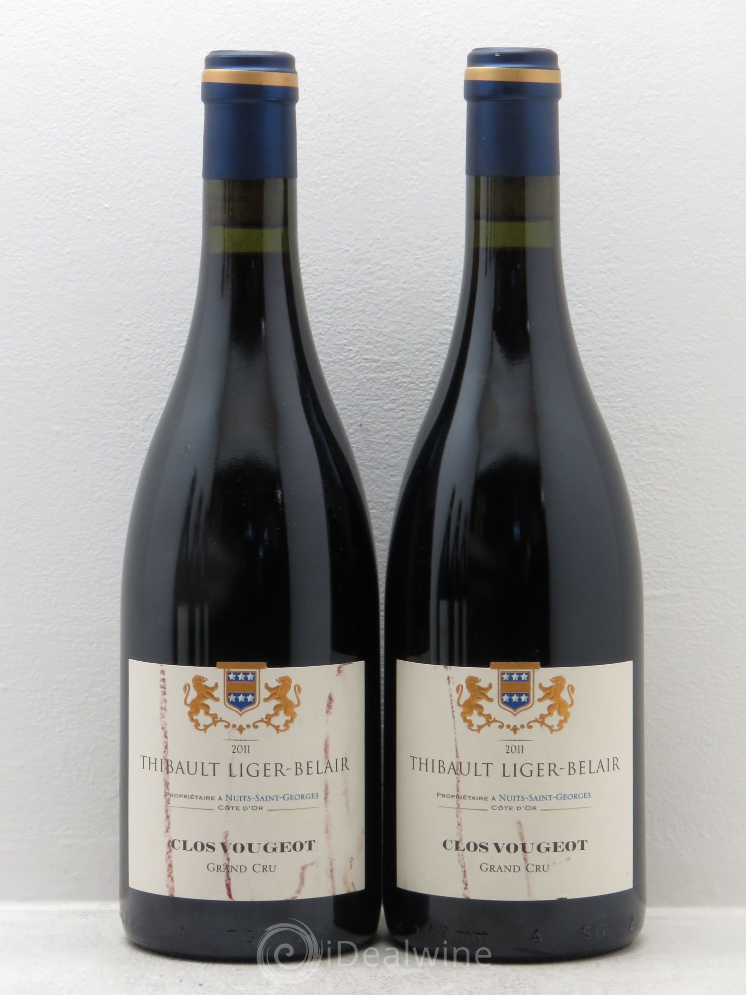 Clos de Vougeot Grand Cru Domaine Liger-Belair 2011 - Posten von 2 Flaschen - 0