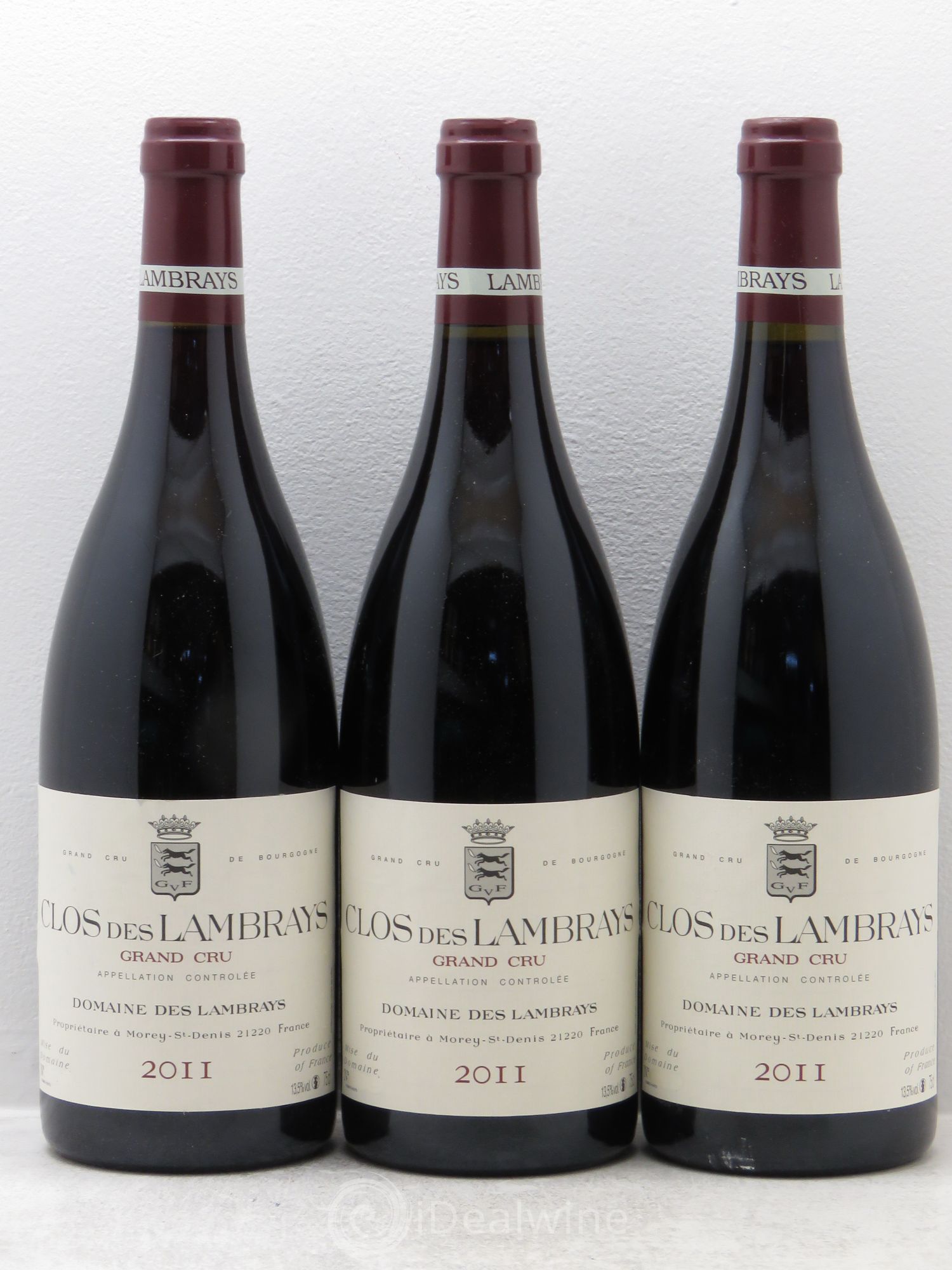Clos des Lambrays Grand Cru Domaine des Lambrays 2011 - Lot de 3 bouteilles - 0