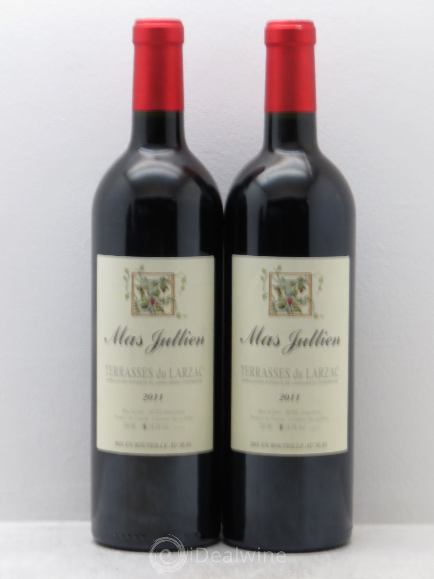 Terrasses du Larzac Mas Jullien Olivier Jullien 2011 - Lot de 2 bouteilles - 0