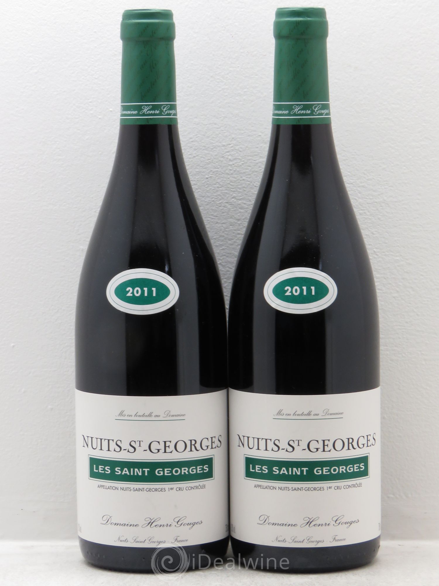 Nuits-Saint-Georges 1er Cru Les Saints Georges Henri Gouges 2011 - Lot de 2 bouteilles - 0