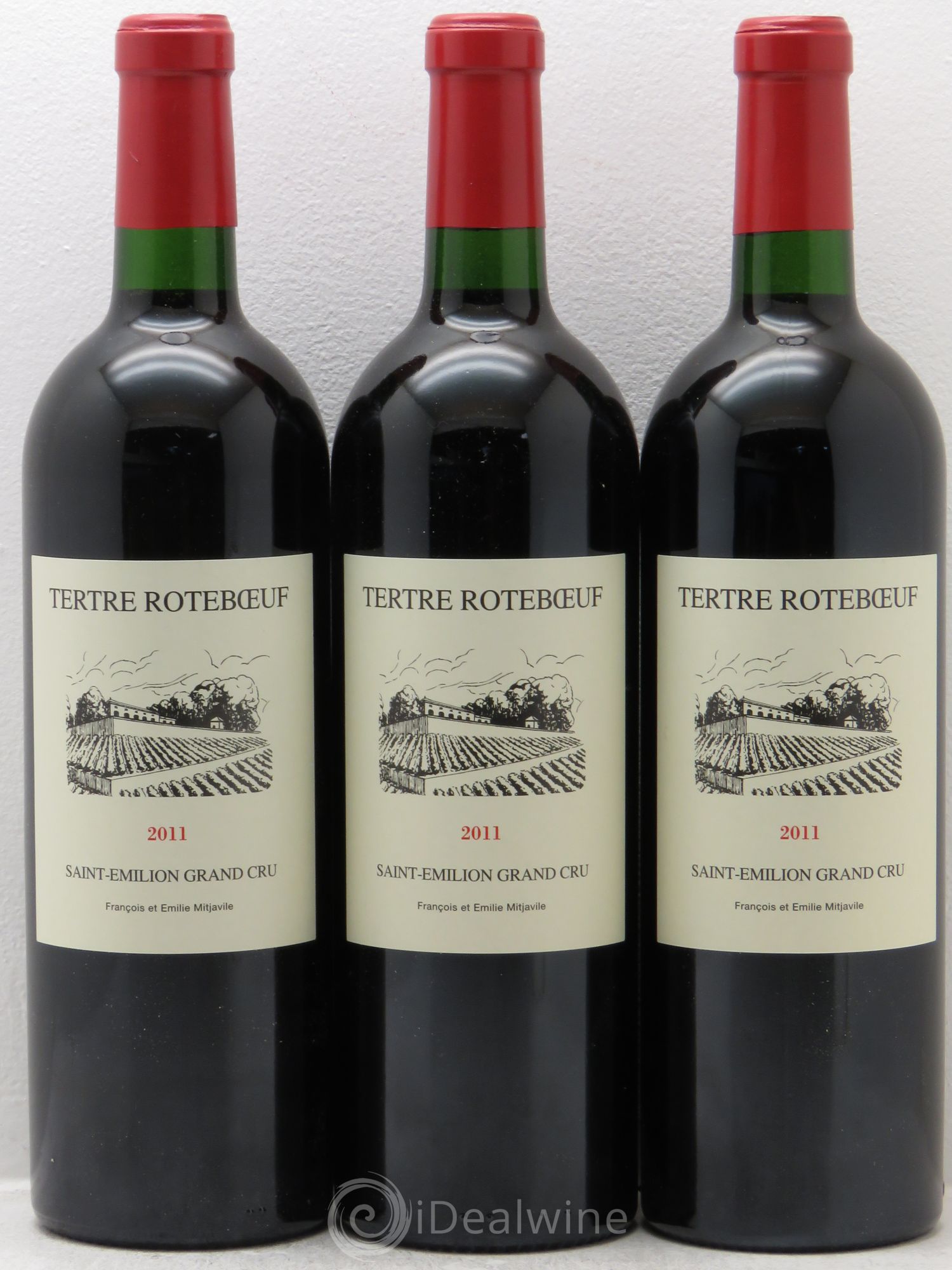 Château Tertre Roteboeuf 2011 - Posten von 3 Flaschen - 0