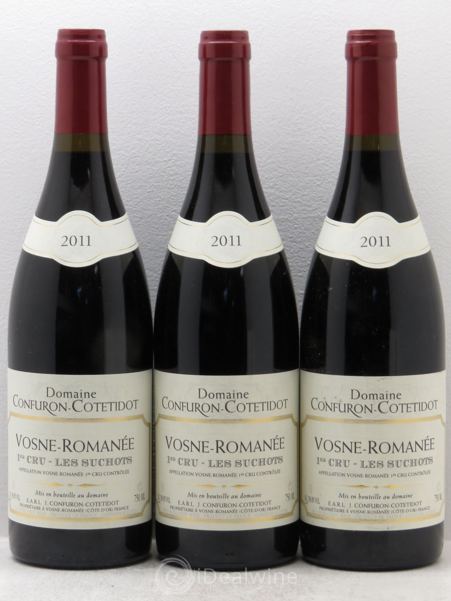 Vosne-Romanée 1er Cru Les Suchots Confuron-Cotetidot 2011 - Lot de 3 bouteilles - 0
