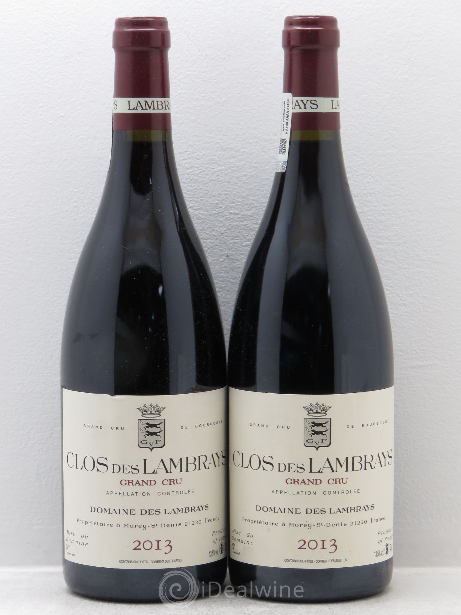Clos des Lambrays Grand Cru Domaine des Lambrays 2013 - Lot de 2 bouteilles - 0