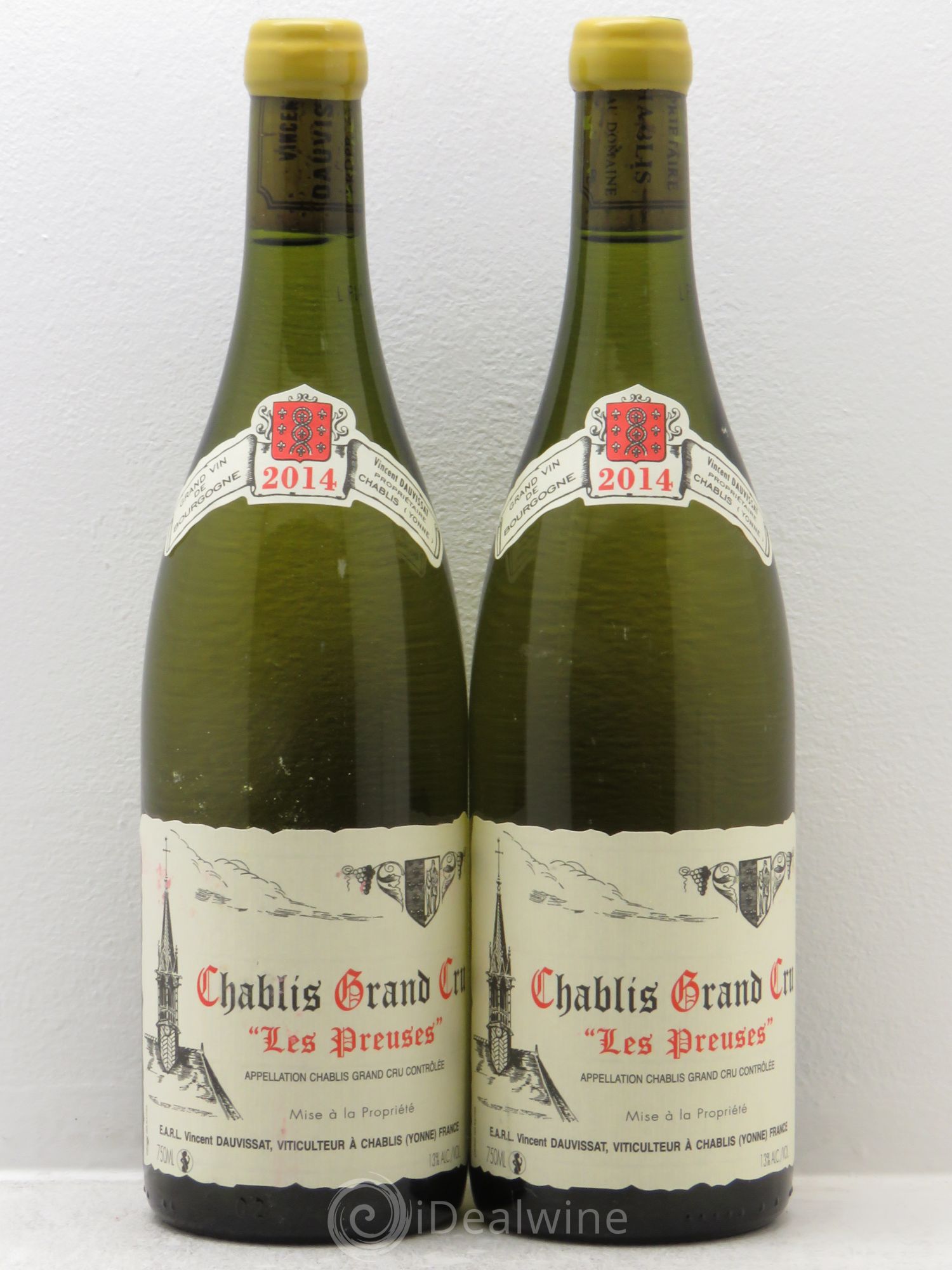 Chablis Grand Cru Les Preuses Vincent Dauvissat (Domaine) 2014 - Lot de 2 bouteilles - 0