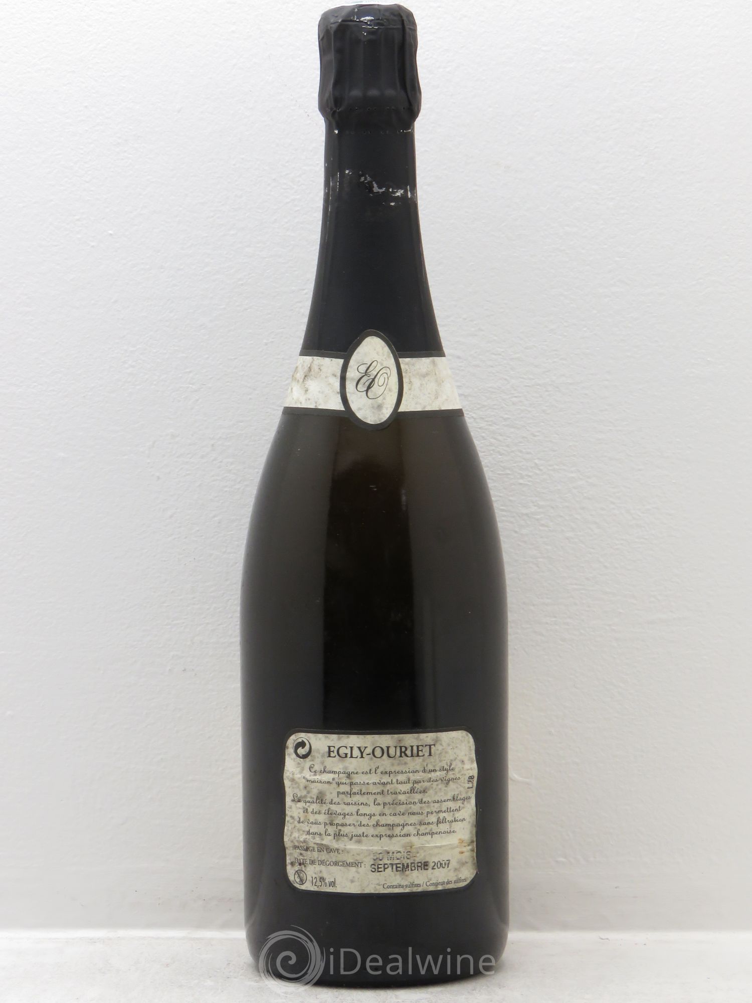 Blanc de Noirs Les Crayères Vieilles vignes Egly-Ouriet - Lot de 1 bouteille - 1