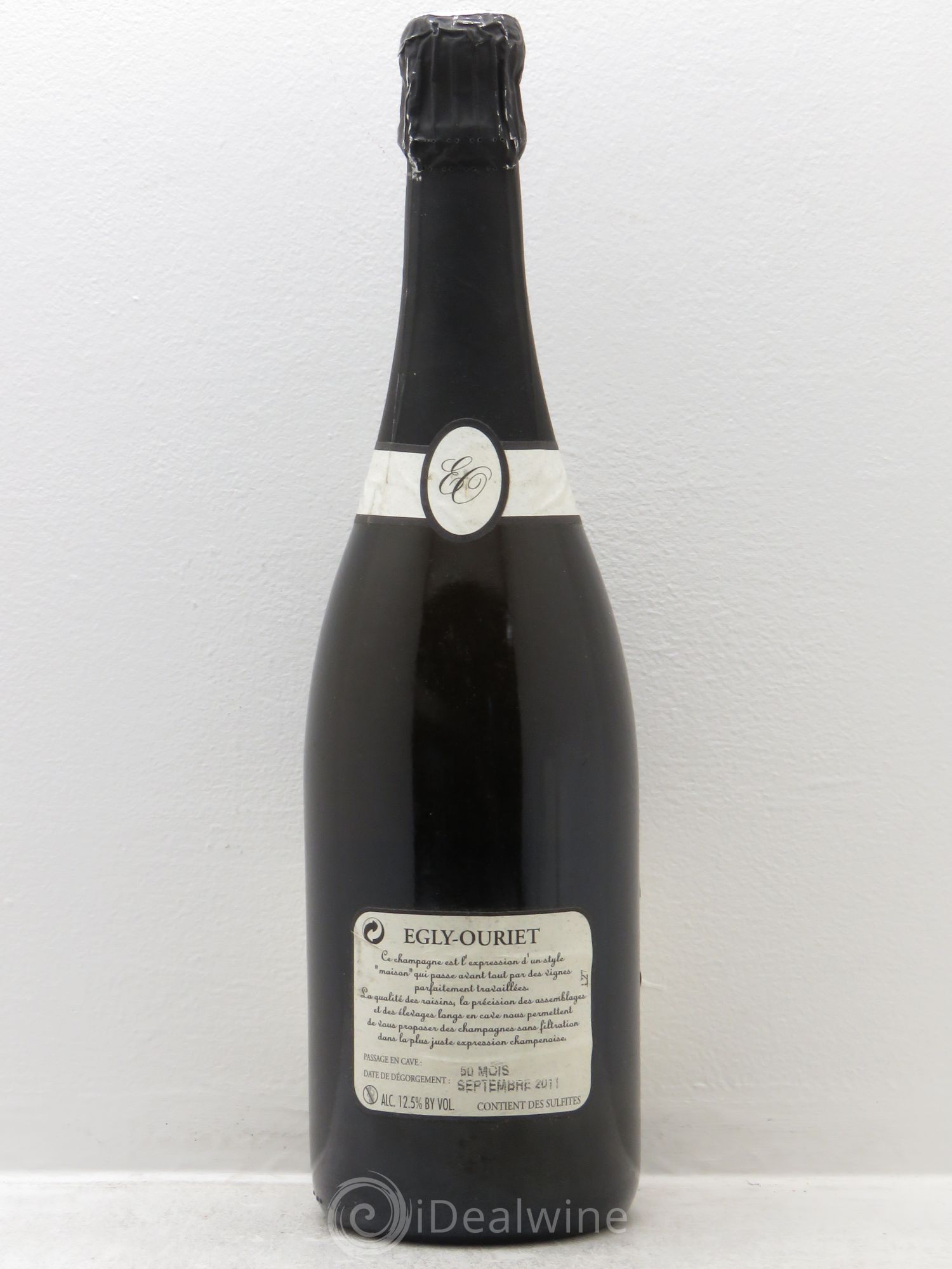 Blanc de Noirs Les Crayères Vieilles vignes Egly-Ouriet - Lot de 1 bouteille - 1