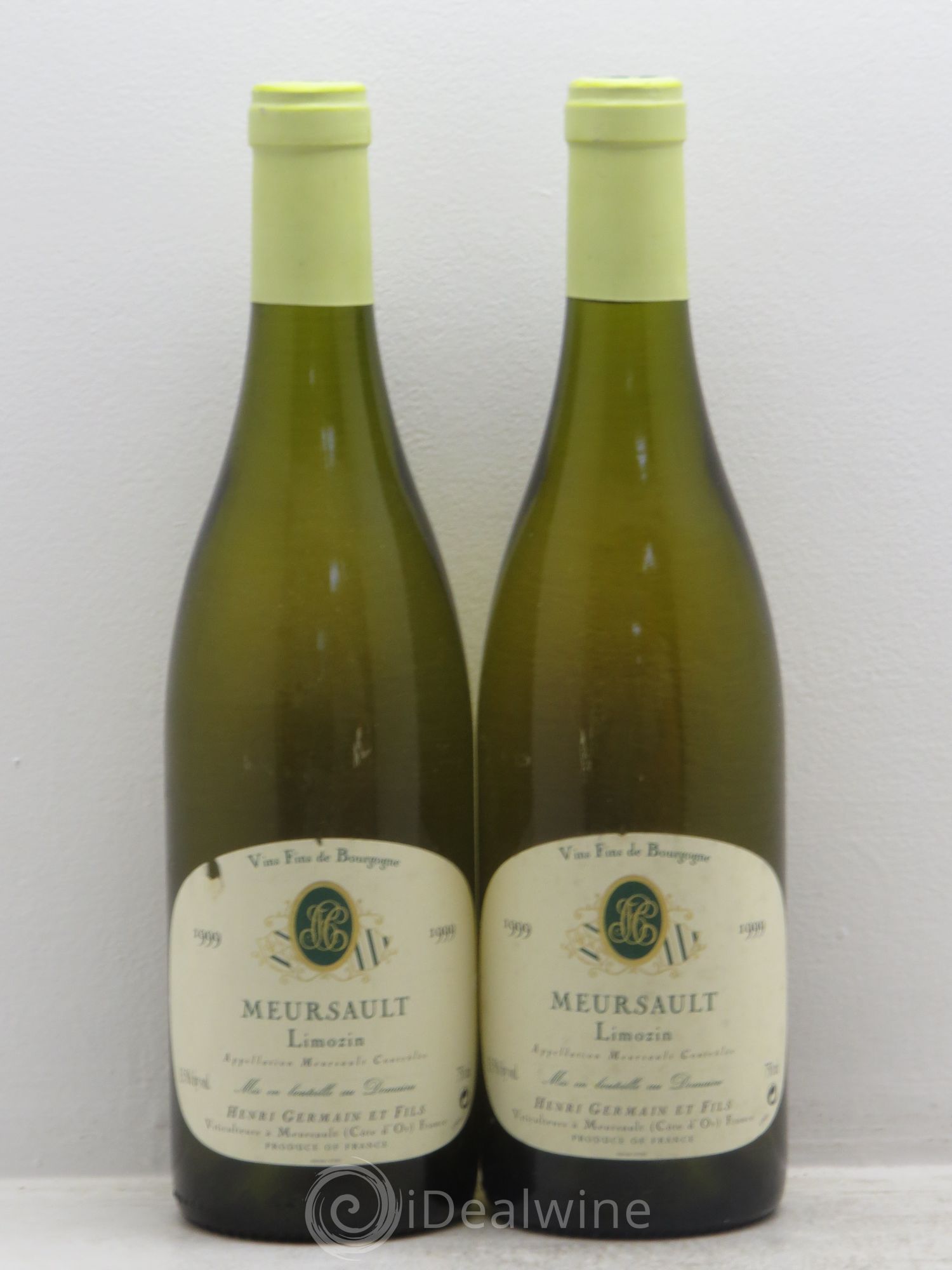 Meursault Limozin - Henri Germain 1999 - Posten von 2 Flaschen - 0