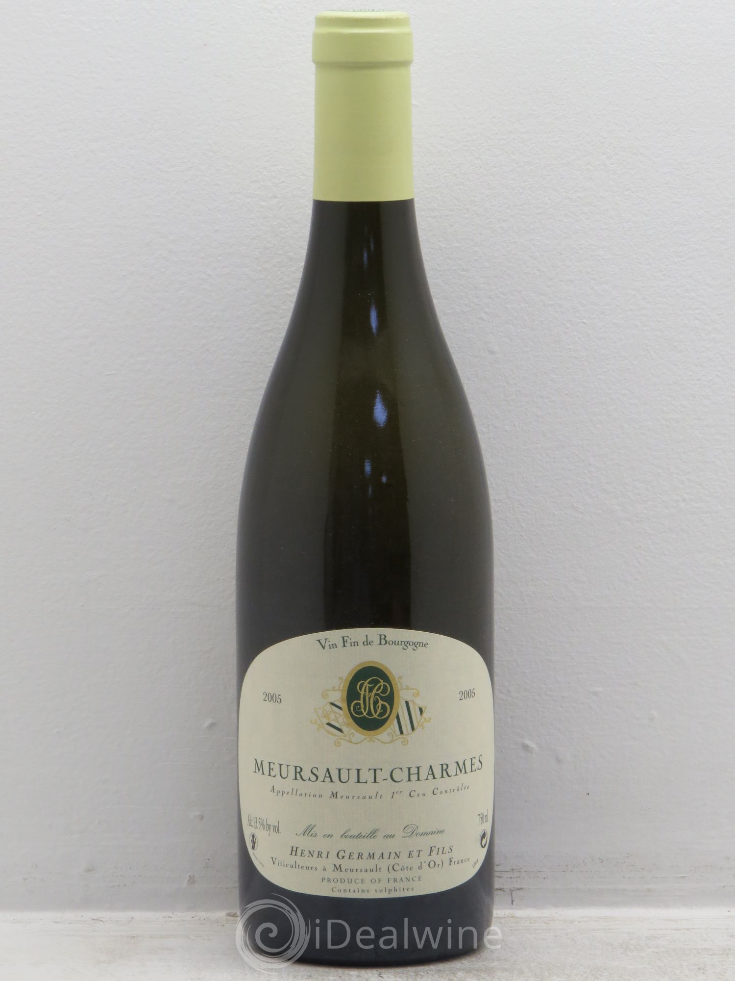 Meursault 1er Cru Henri Germain 2005 - Lot de 1 bouteille - 0