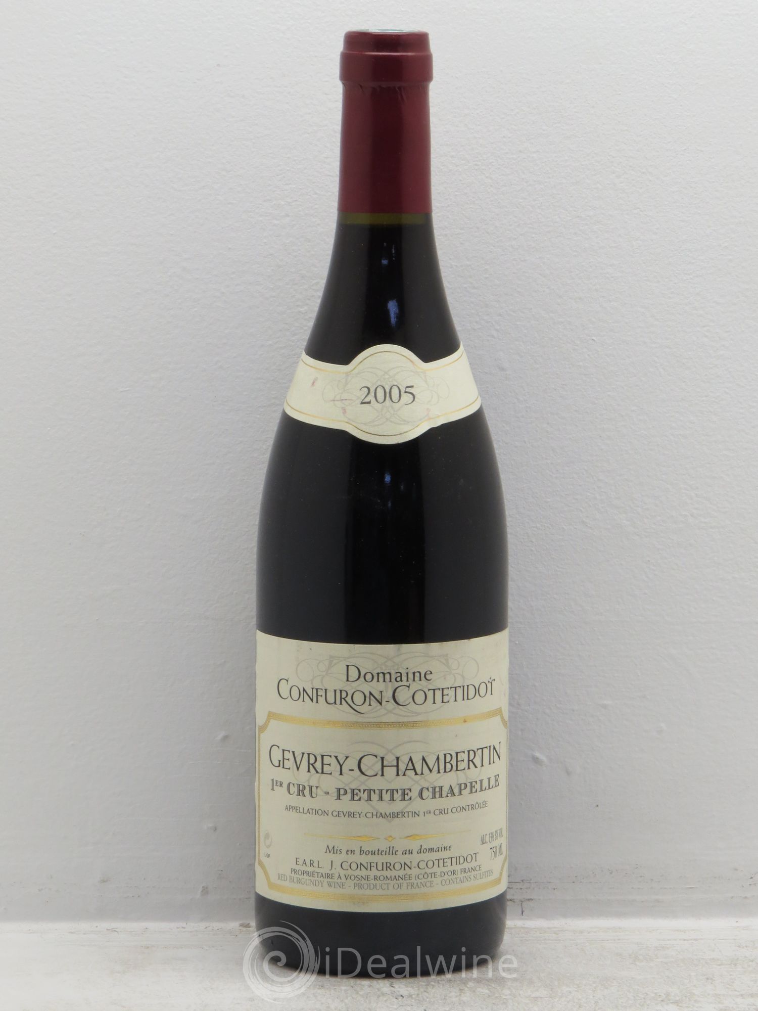 Gevrey-Chambertin 1er Cru Petite Chapelle Confuron-Cotetidot 2005 - Lot de 1 bouteille - 0