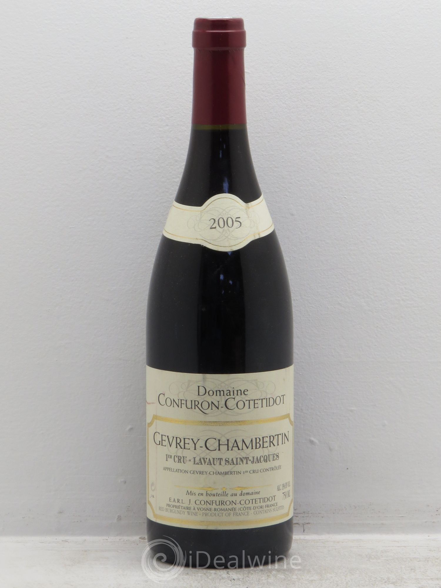 Gevrey-Chambertin 1er Cru Lavaut Saint-Jacques Confuron-Cotetidot 2005 - Lot de 1 bouteille - 0