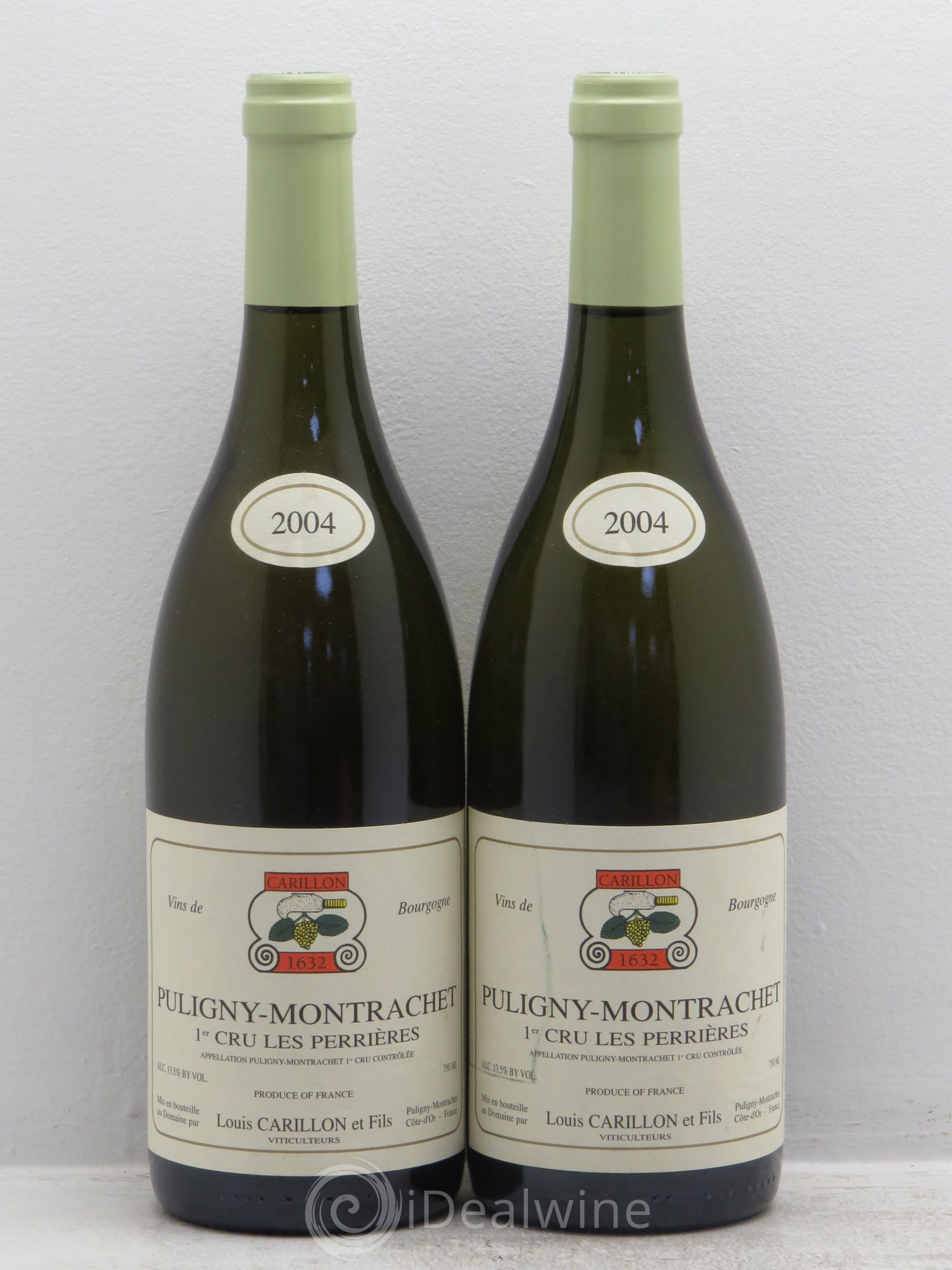 Puligny-Montrachet 1er Cru Les Perrières Louis Carillon & Fils 2004 - Lot de 2 bouteilles - 0