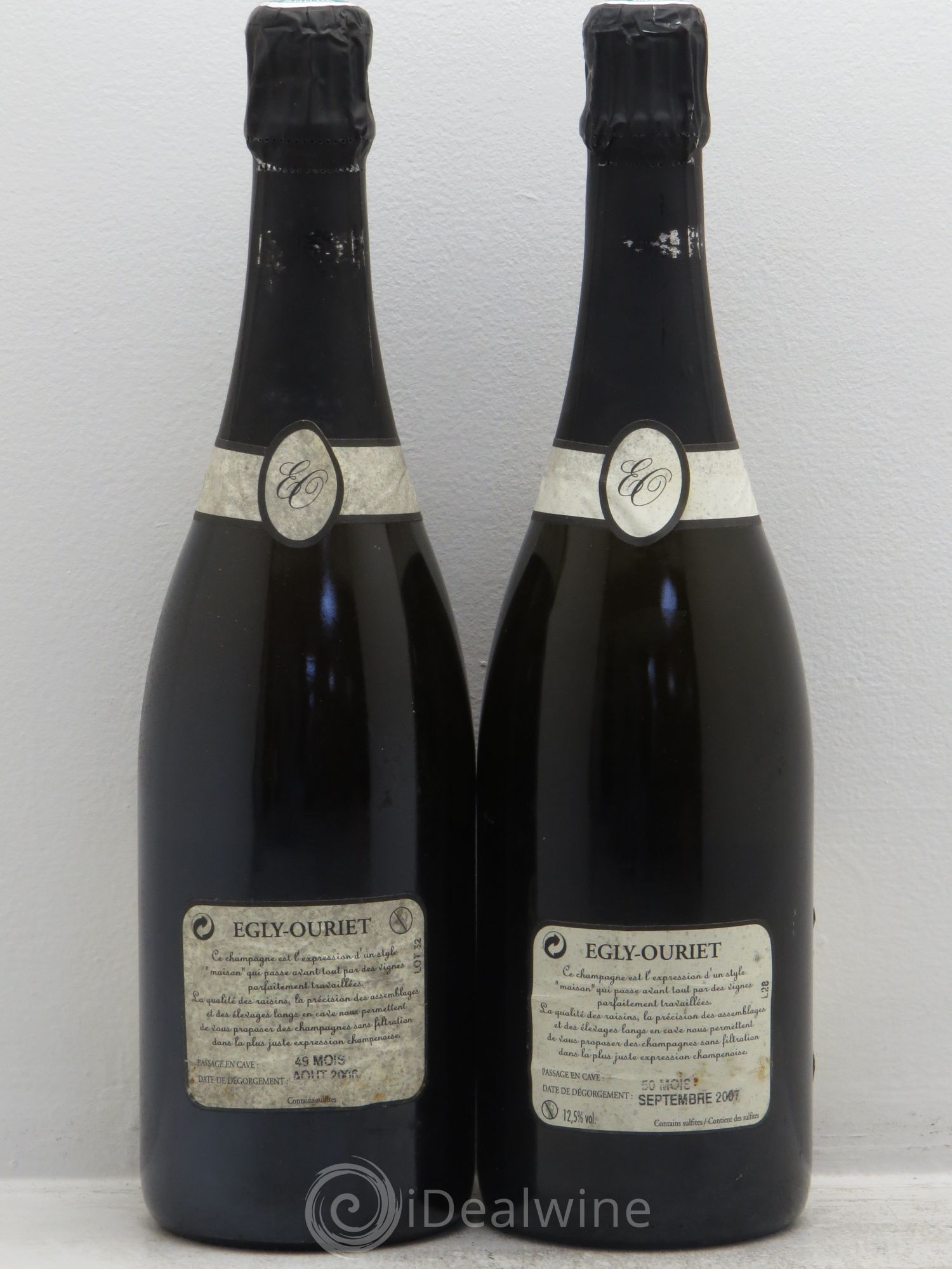 Blanc de Noirs Les Crayères Vieilles vignes Egly-Ouriet - Lot de 2 bouteilles - 1