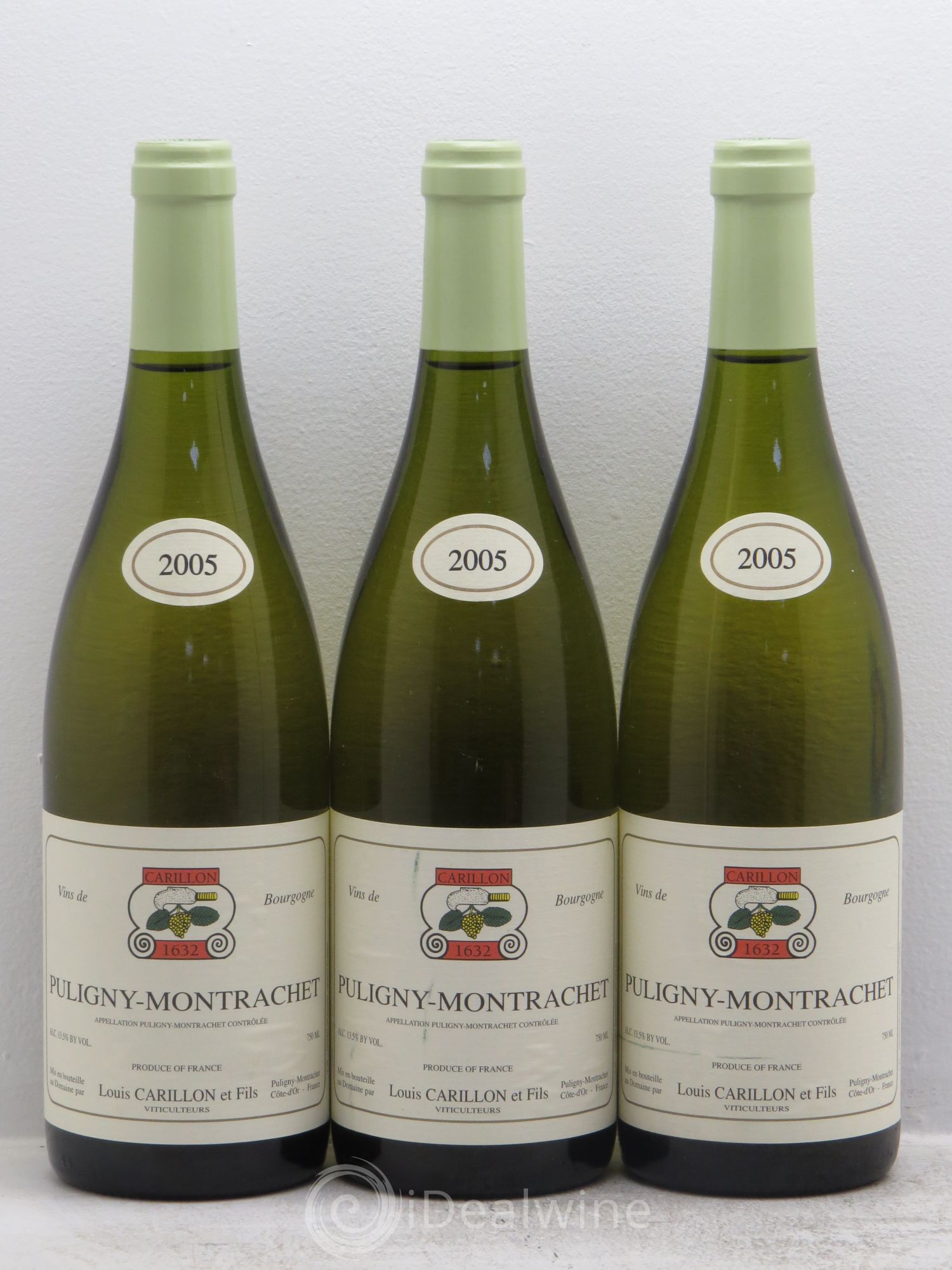 Puligny-Montrachet Louis Carillon & Fils 2005 - Lot de 3 bouteilles - 0