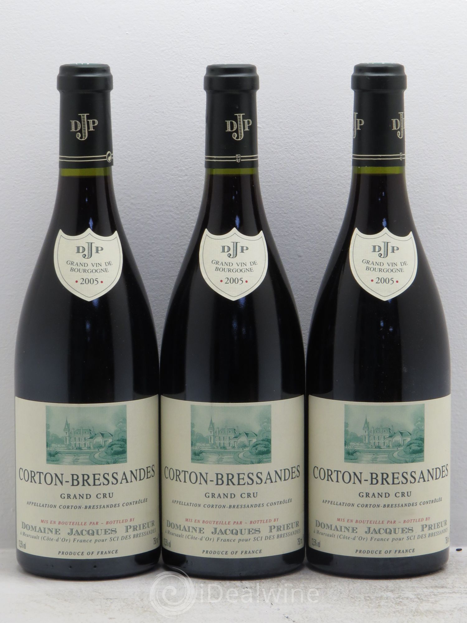 Corton-Bressandes Grand Cru Jacques Prieur (Domaine) 2005 - Lot de 3 bouteilles - 0