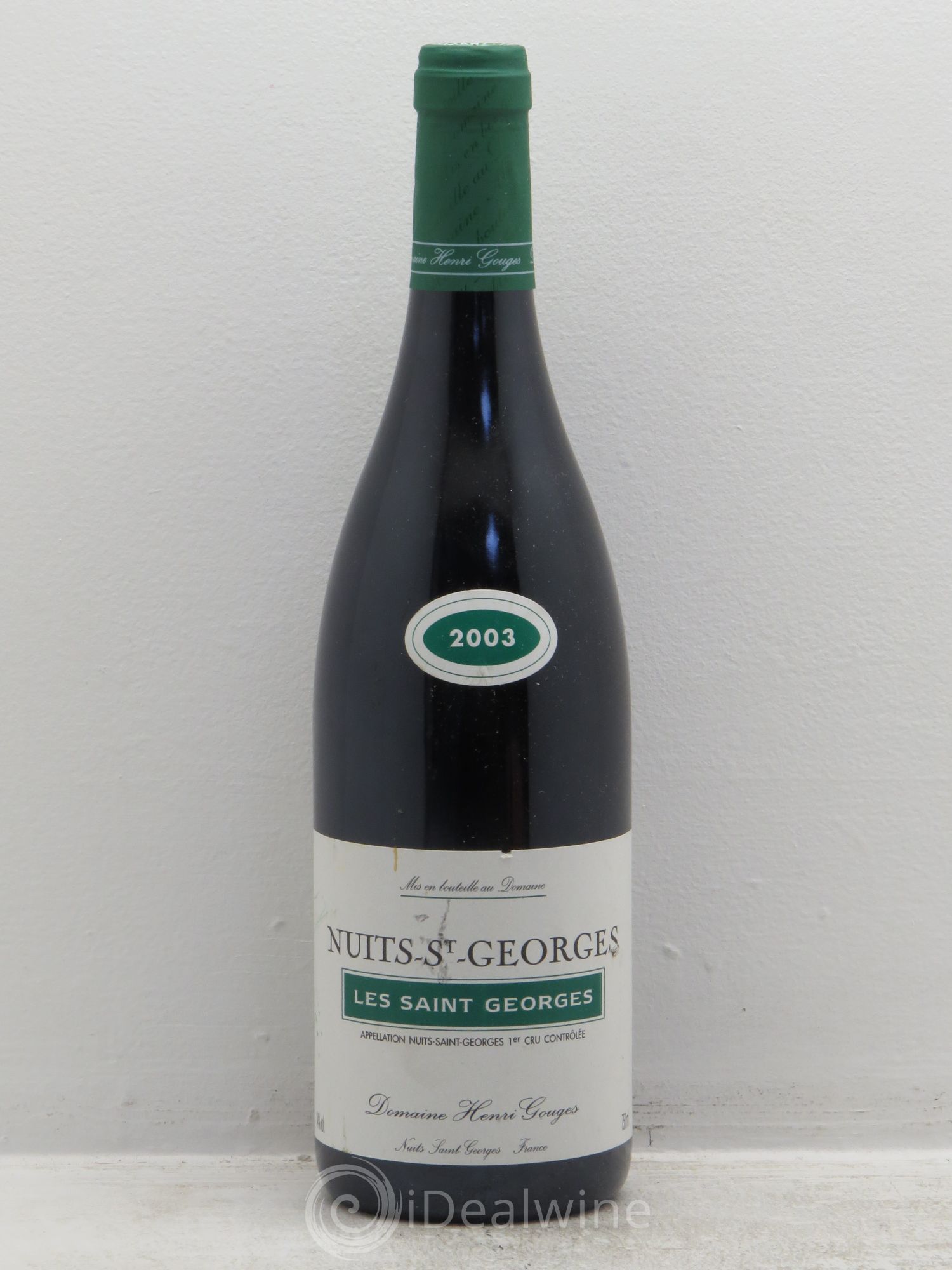 Nuits-Saint-Georges 1er Cru Les Saints Georges Henri Gouges 2003 - Posten von 1 Flasche - 0