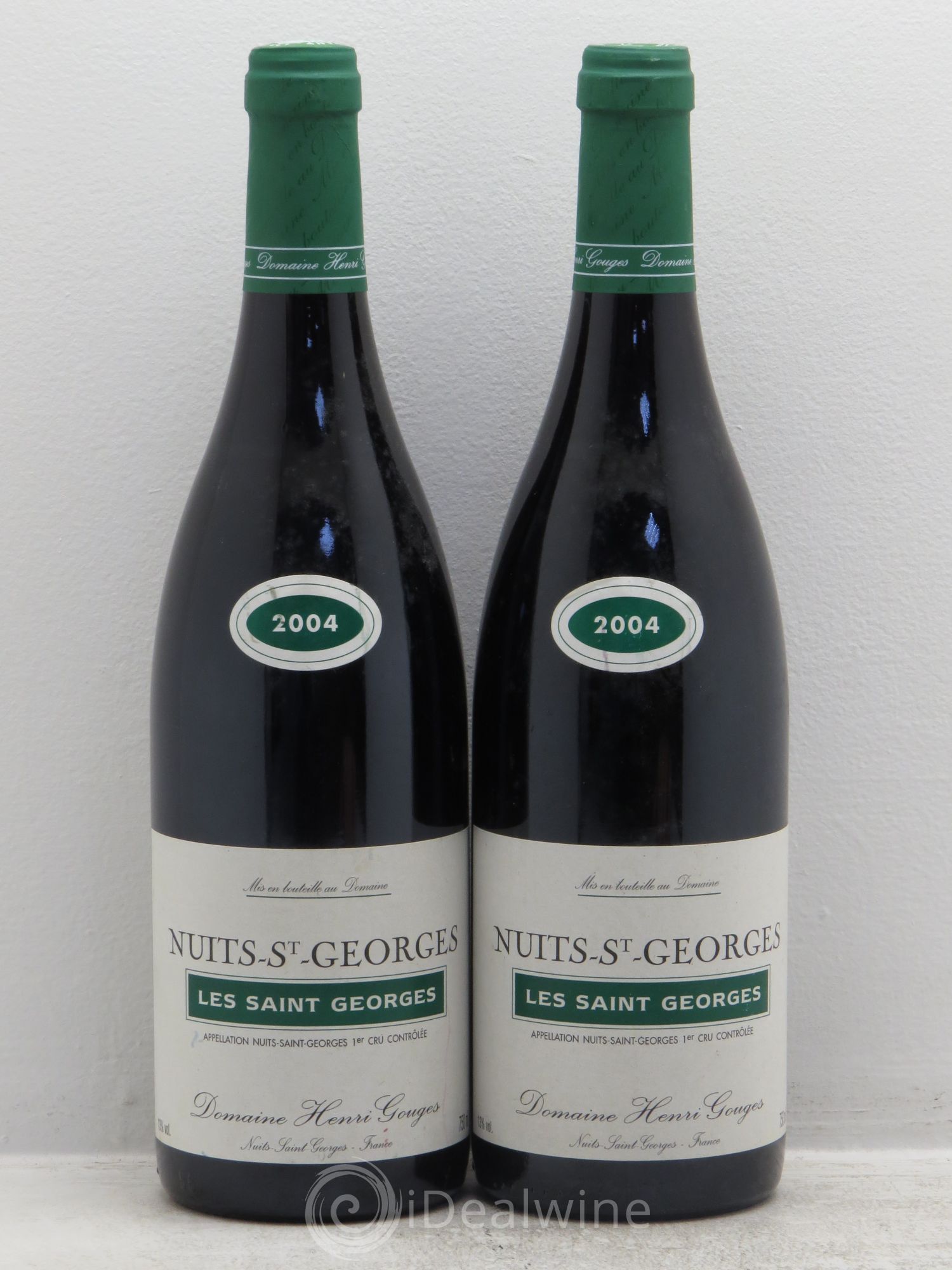 Nuits-Saint-Georges 1er Cru Les Saints Georges Henri Gouges 2004 - Posten von 2 Flaschen - 0