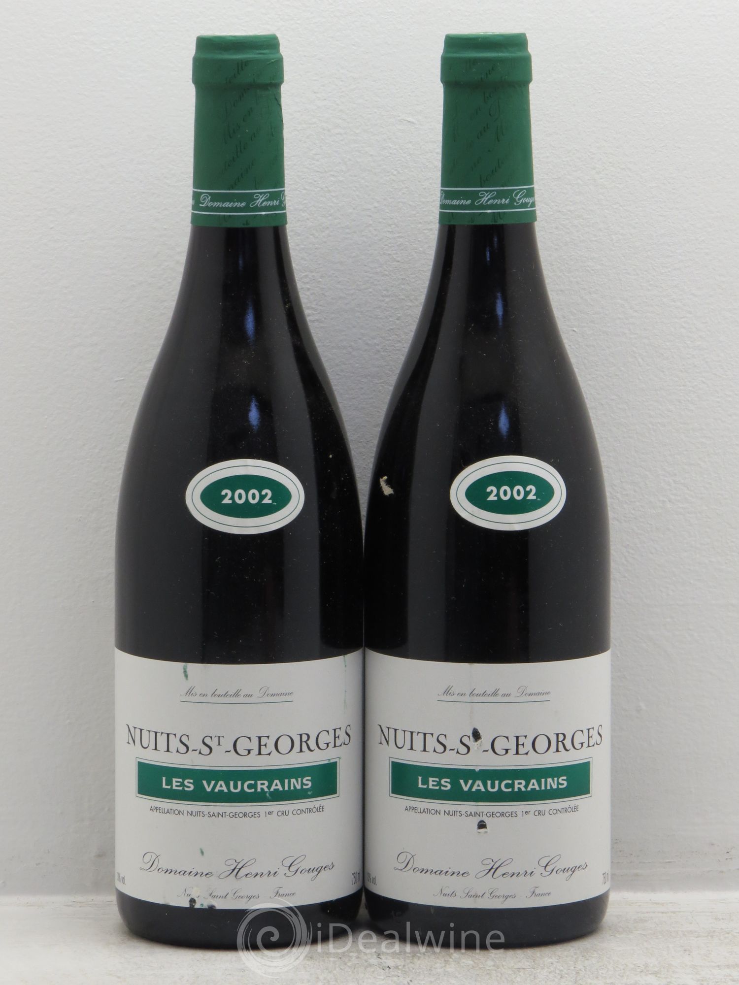 Nuits-Saint-Georges 1er Cru Les Vaucrains Henri Gouges 2002 - Posten von 2 Flaschen - 0