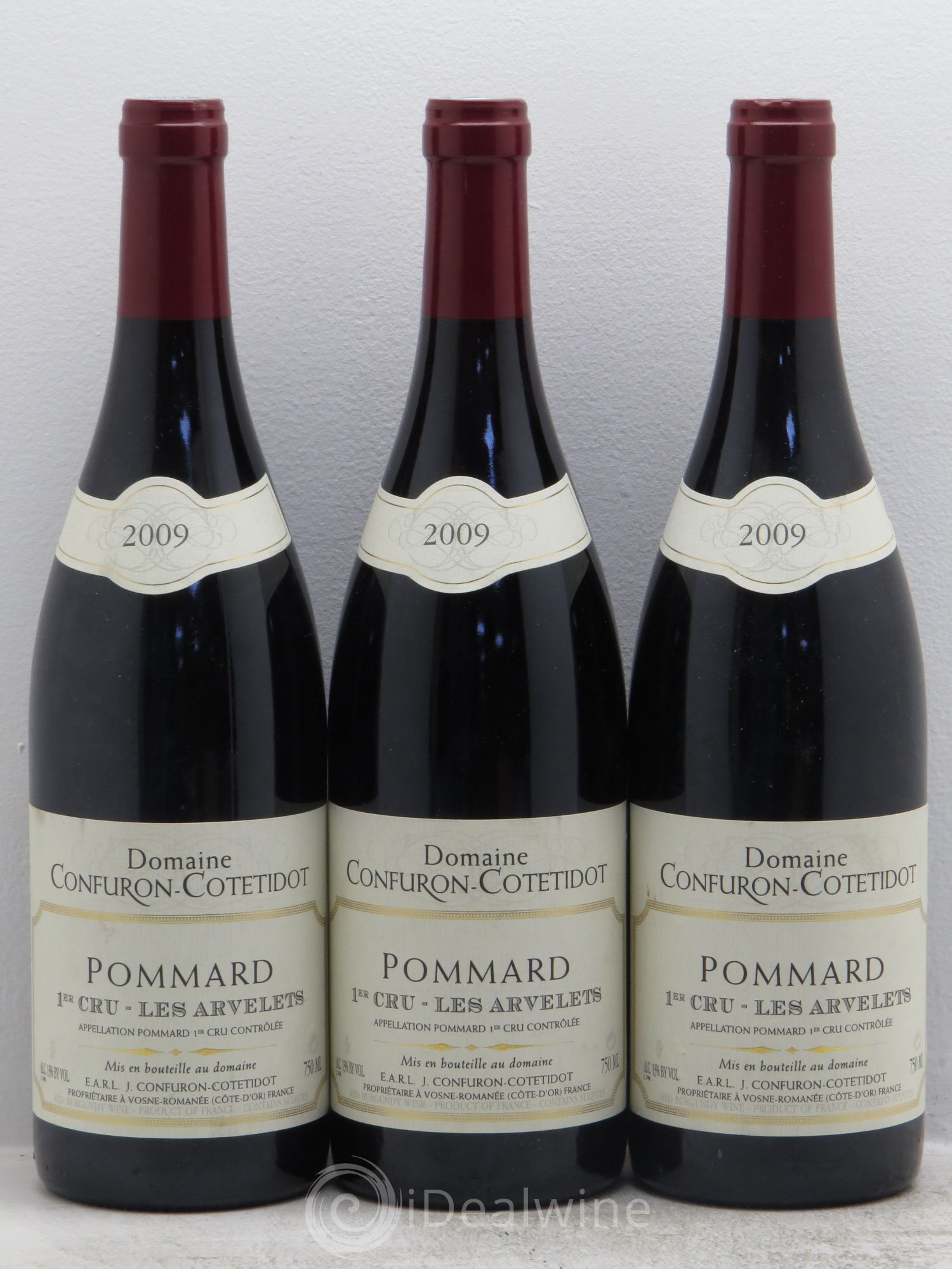 Pommard 1er Cru Les Arvelets Confuron-Cotetidot 2009 - Lot de 3 bouteilles - 0