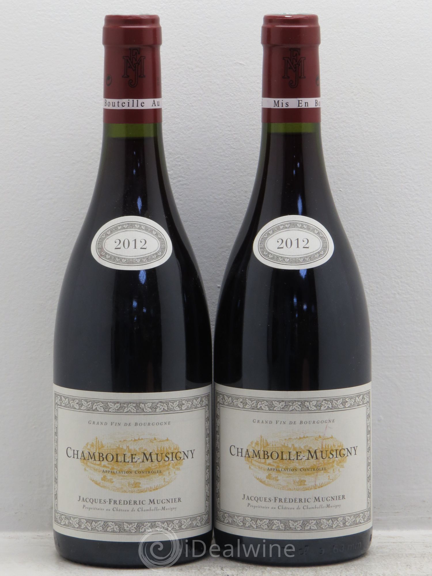 Chambolle-Musigny Jacques-Frédéric Mugnier 2012 - Lot de 2 bouteilles - 0