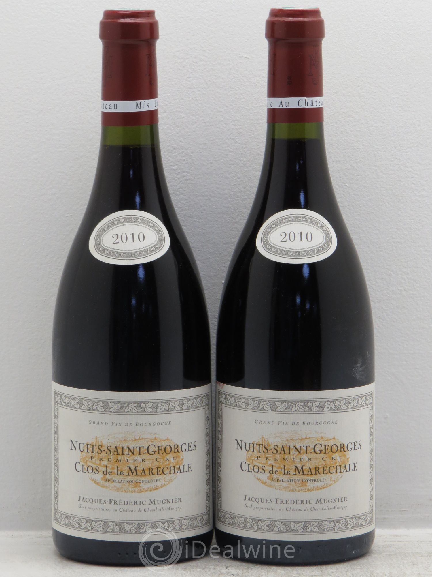Nuits-Saint-Georges 1er Cru Clos de La Maréchale Jacques-Frédéric Mugnier 2010 - Lot de 2 bouteilles - 0