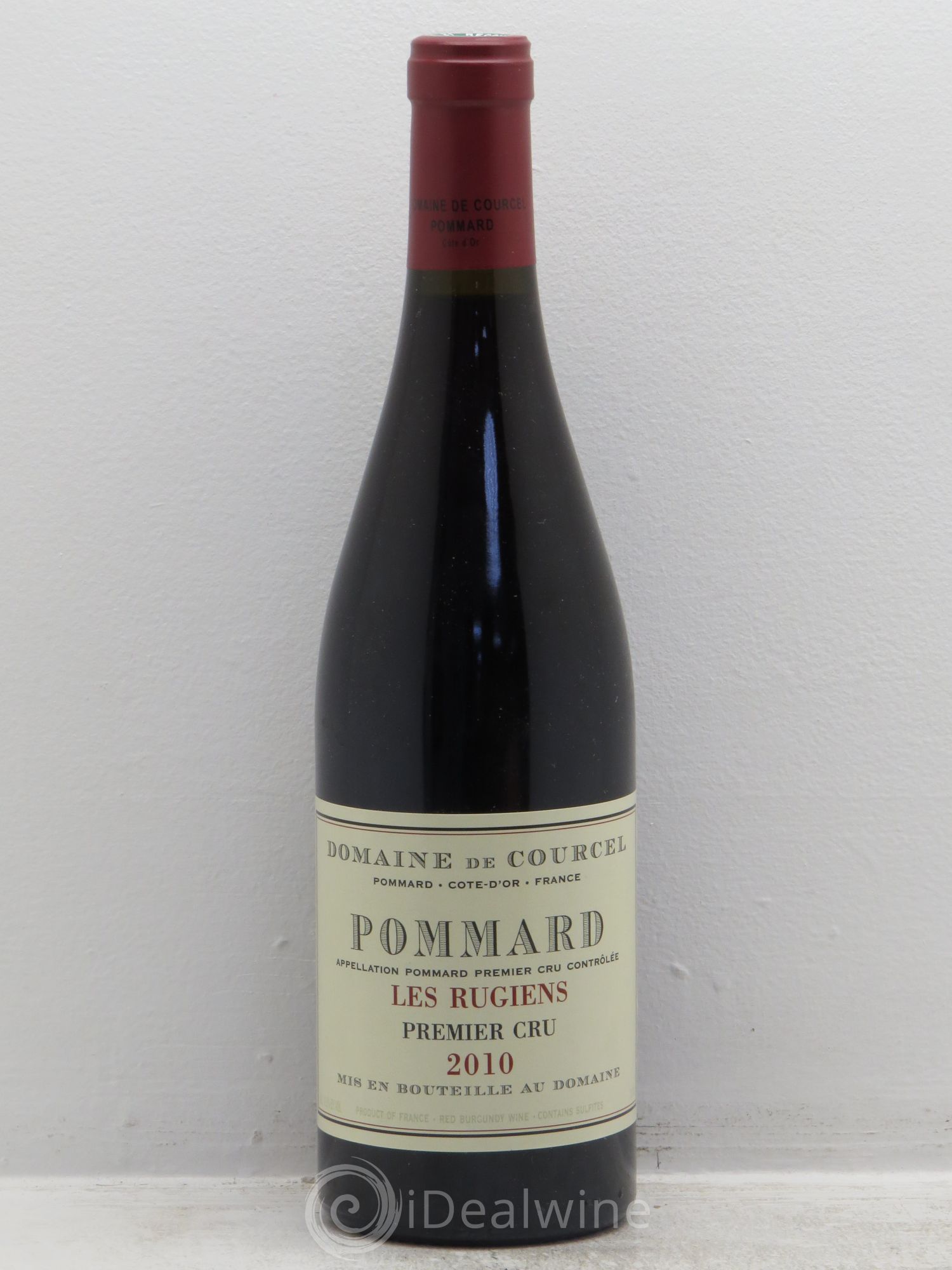 Pommard 1er Cru Les Rugiens de Courcel (Domaine) 2010 - Lot de 1 bouteille - 0
