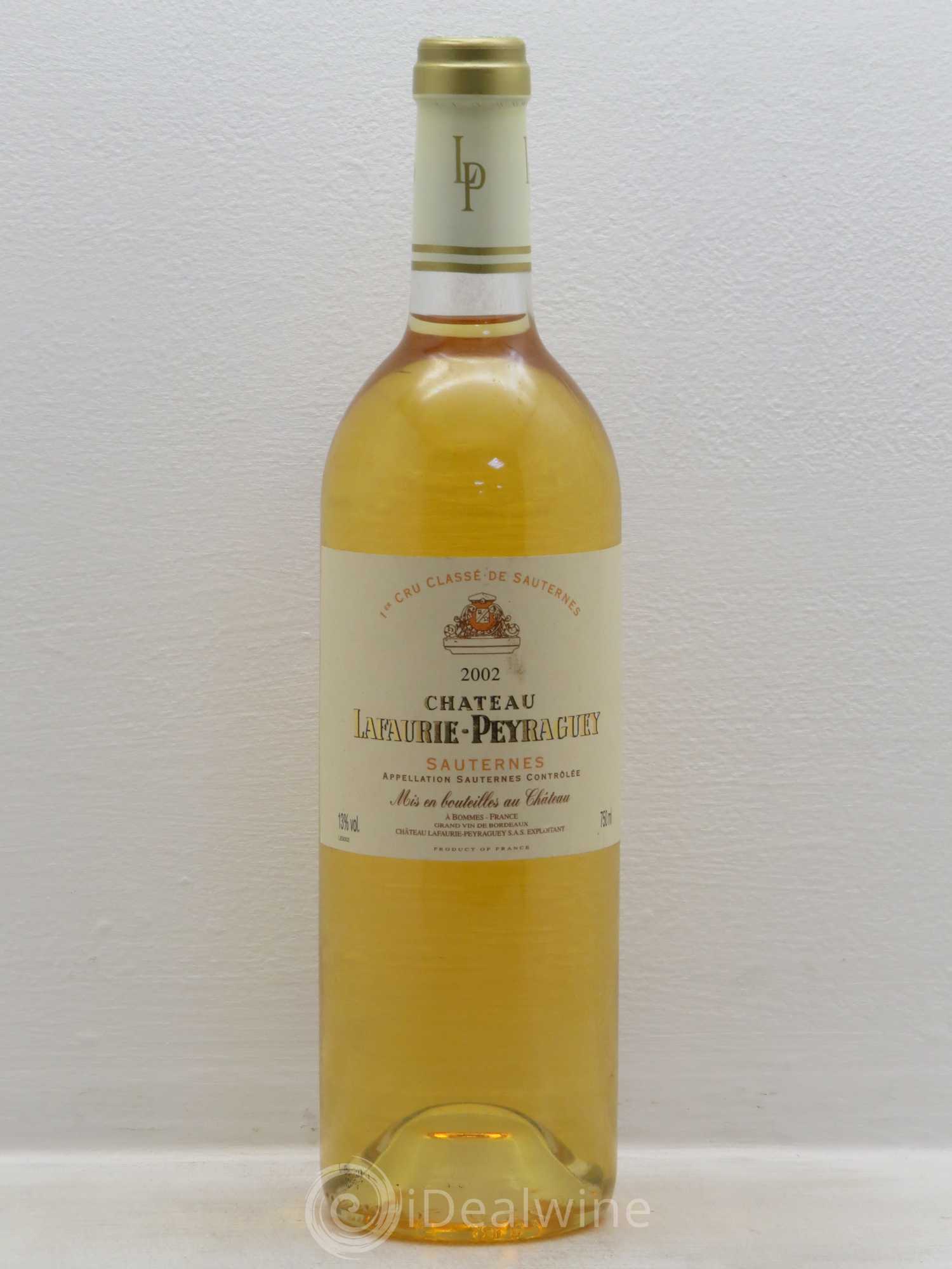 Château Lafaurie-Peyraguey 1er Grand Cru Classé (senza prezzo di riserva) 2002 - Lotto di 1 bottiglia - 0