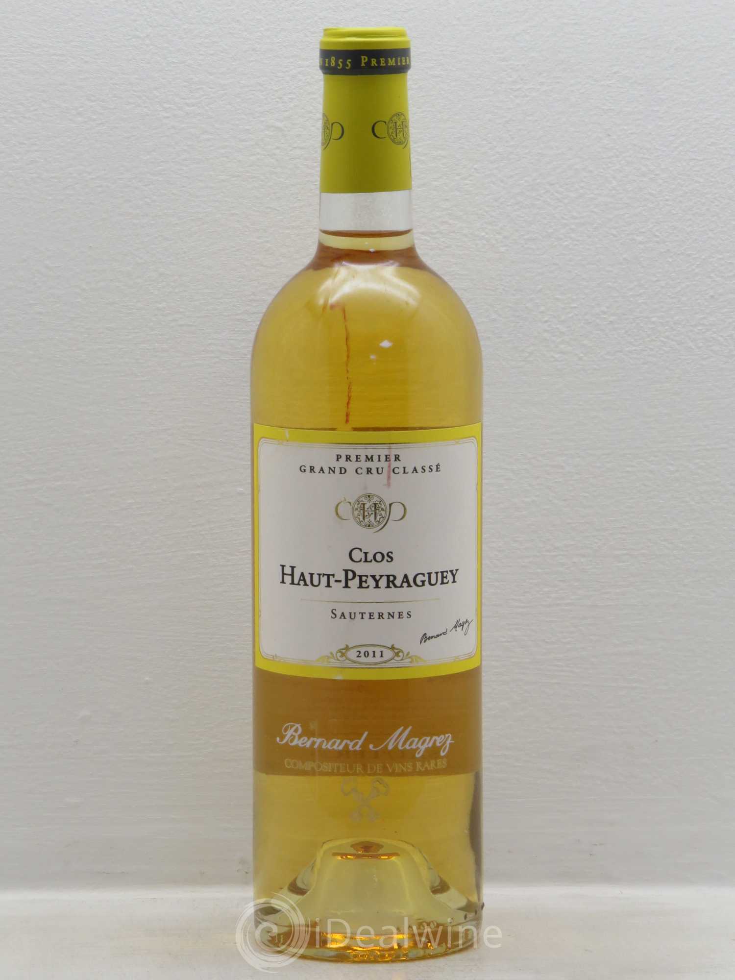 Clos Haut-Peyraguey 1er Grand Cru Classé (senza prezzo di riserva) 2011 - Lotto di 1 bottiglia - 0