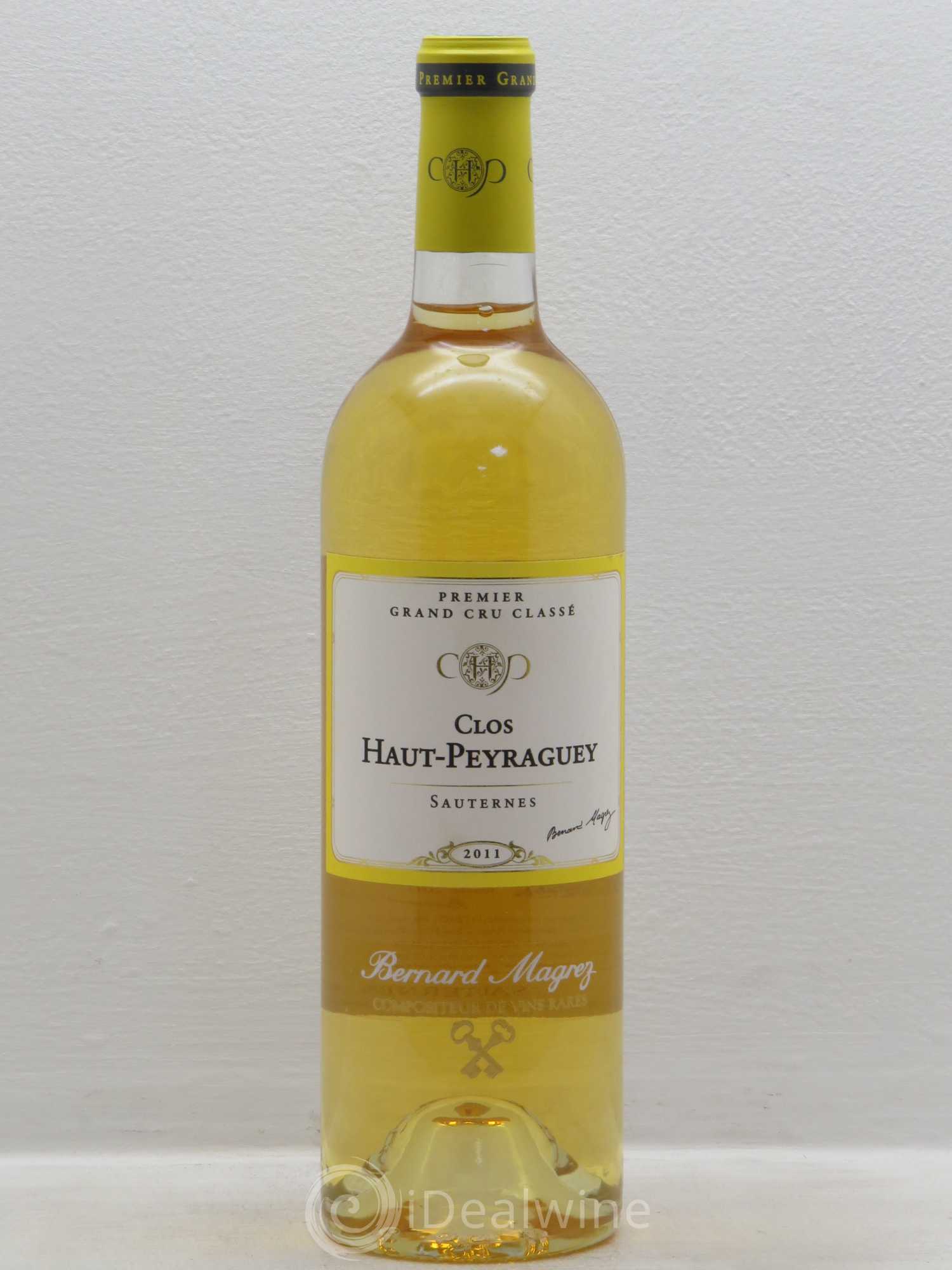 Clos Haut-Peyraguey 1er Grand Cru Classé (senza prezzo di riserva) 2011 - Lotto di 1 bottiglia - 0