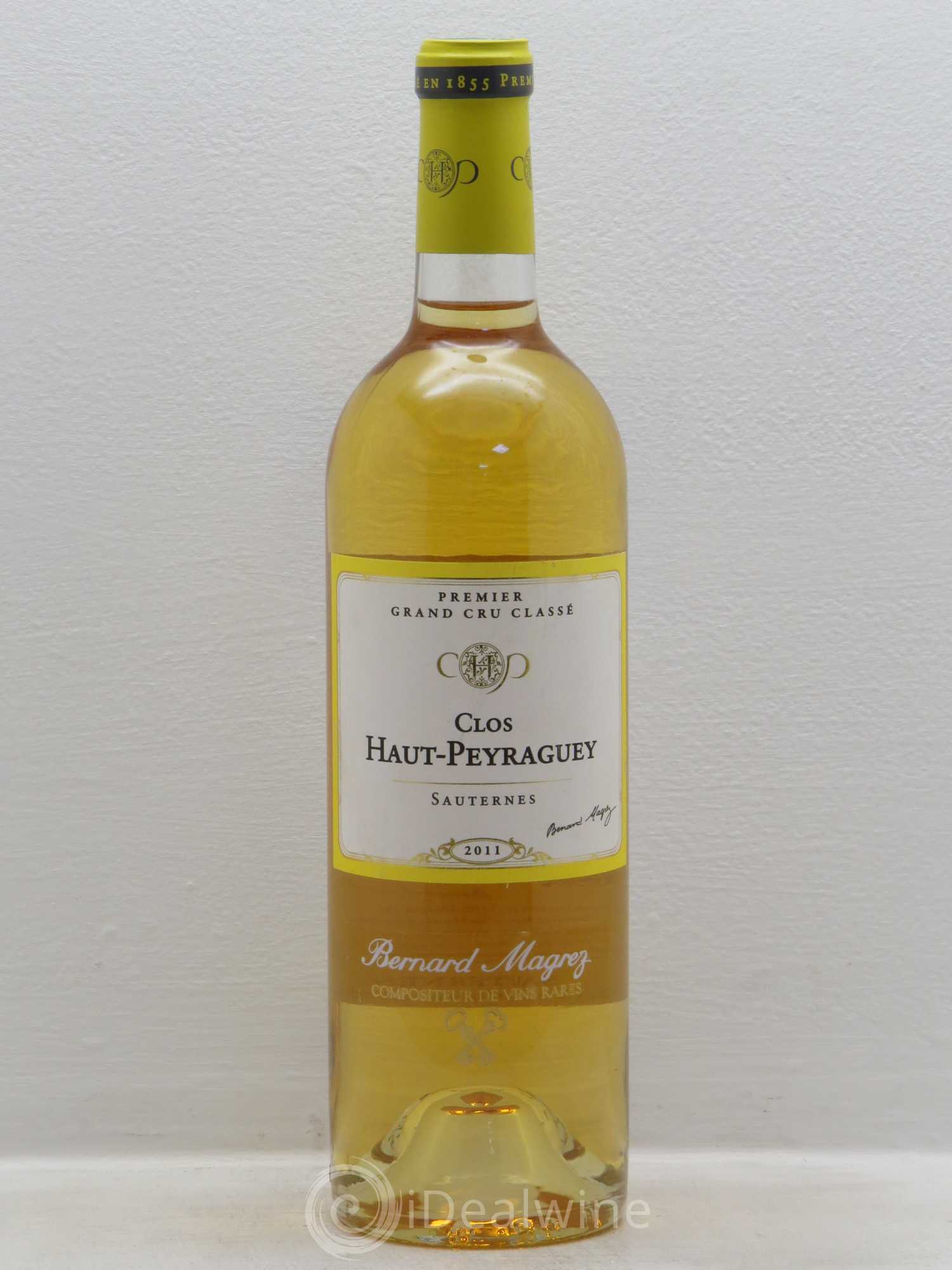 Clos Haut-Peyraguey 1er Grand Cru Classé (senza prezzo di riserva) 2011 - Lotto di 1 bottiglia - 0