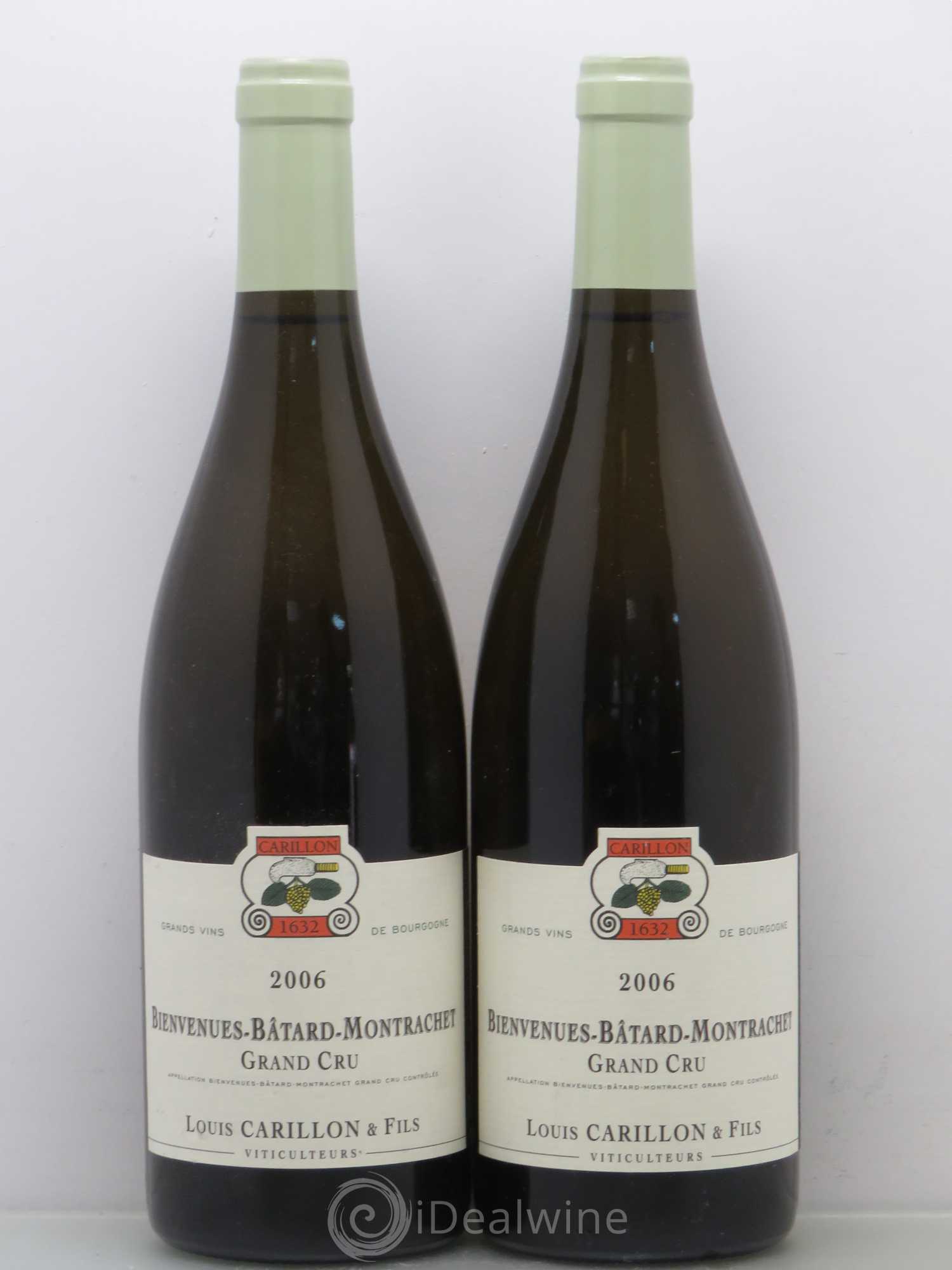 Bienvenues-Bâtard-Montrachet Grand Cru Louis Carillon & Fils 2006 - Lot de 2 bouteilles - 0
