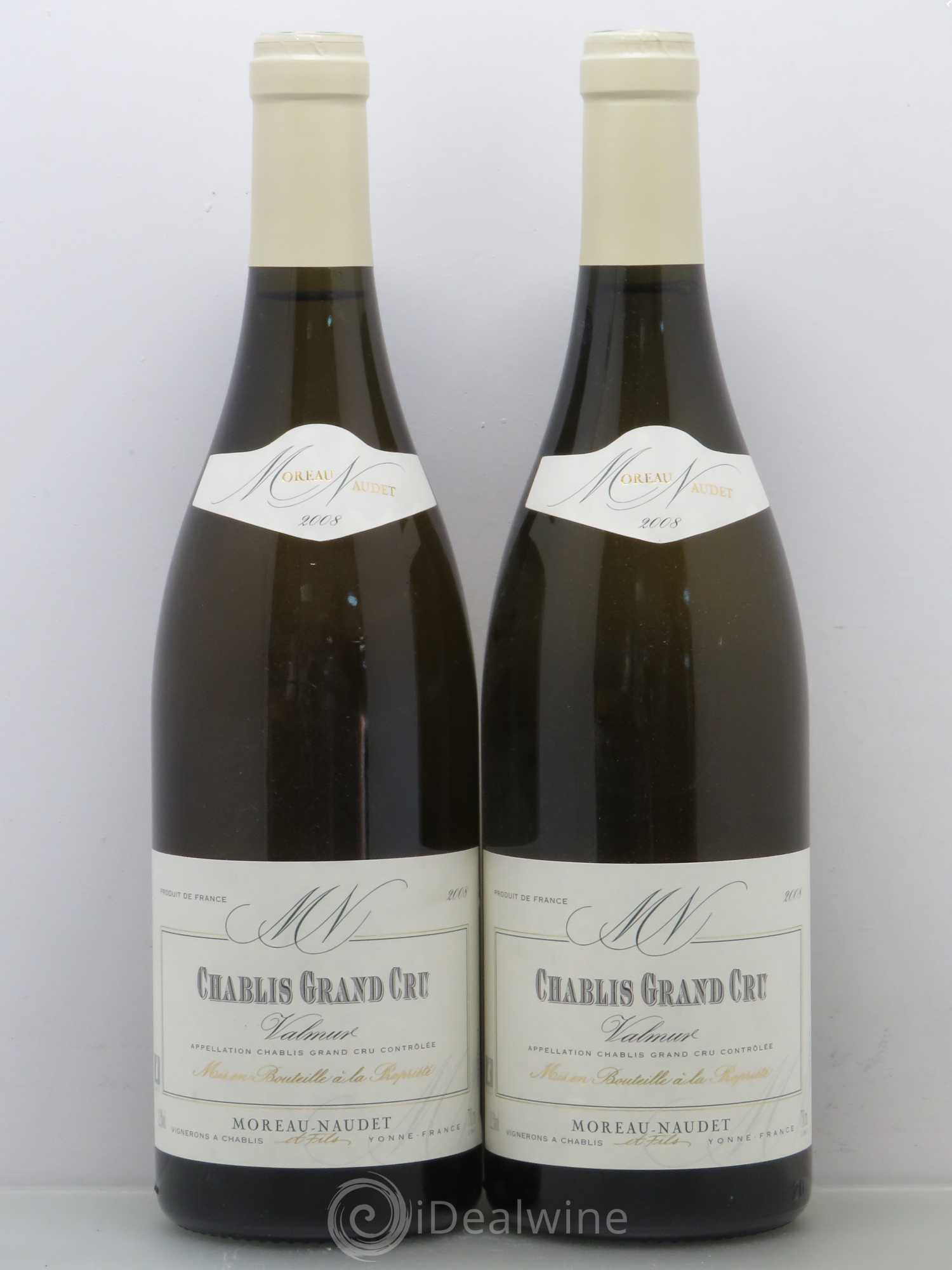 Chablis Grand Cru Valmur Maureau Naudet 2008 - Posten von 2 Flaschen - 0
